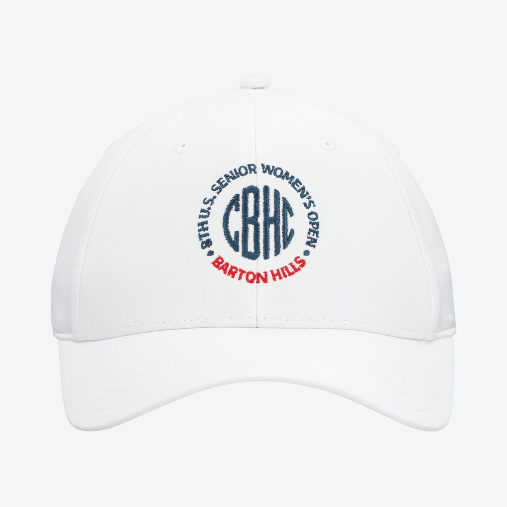 Men's 2026 U.S. Senior Women's Open Ahead White Stratus Performance Adjustable Hat