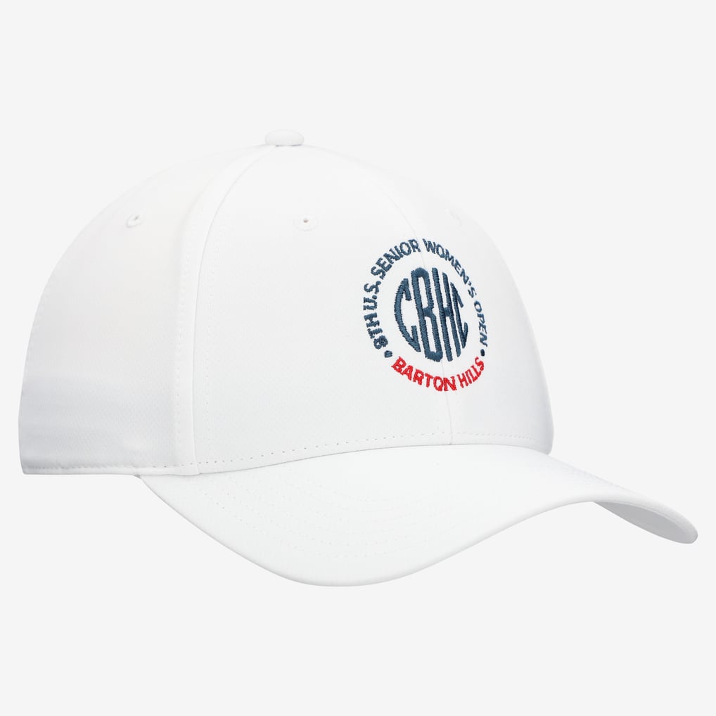 Men's 2026 U.S. Senior Women's Open Ahead White Stratus Performance Adjustable Hat
