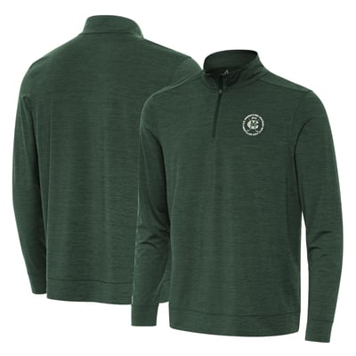 Men's 2026 U.S. Women's Mid-Amateur Antigua Hunter Green Bright Quarter-Zip Pullover