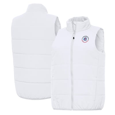Women's 2026 U.S. Women's Mid-Amateur Antigua White Experience Full-Zip Vest