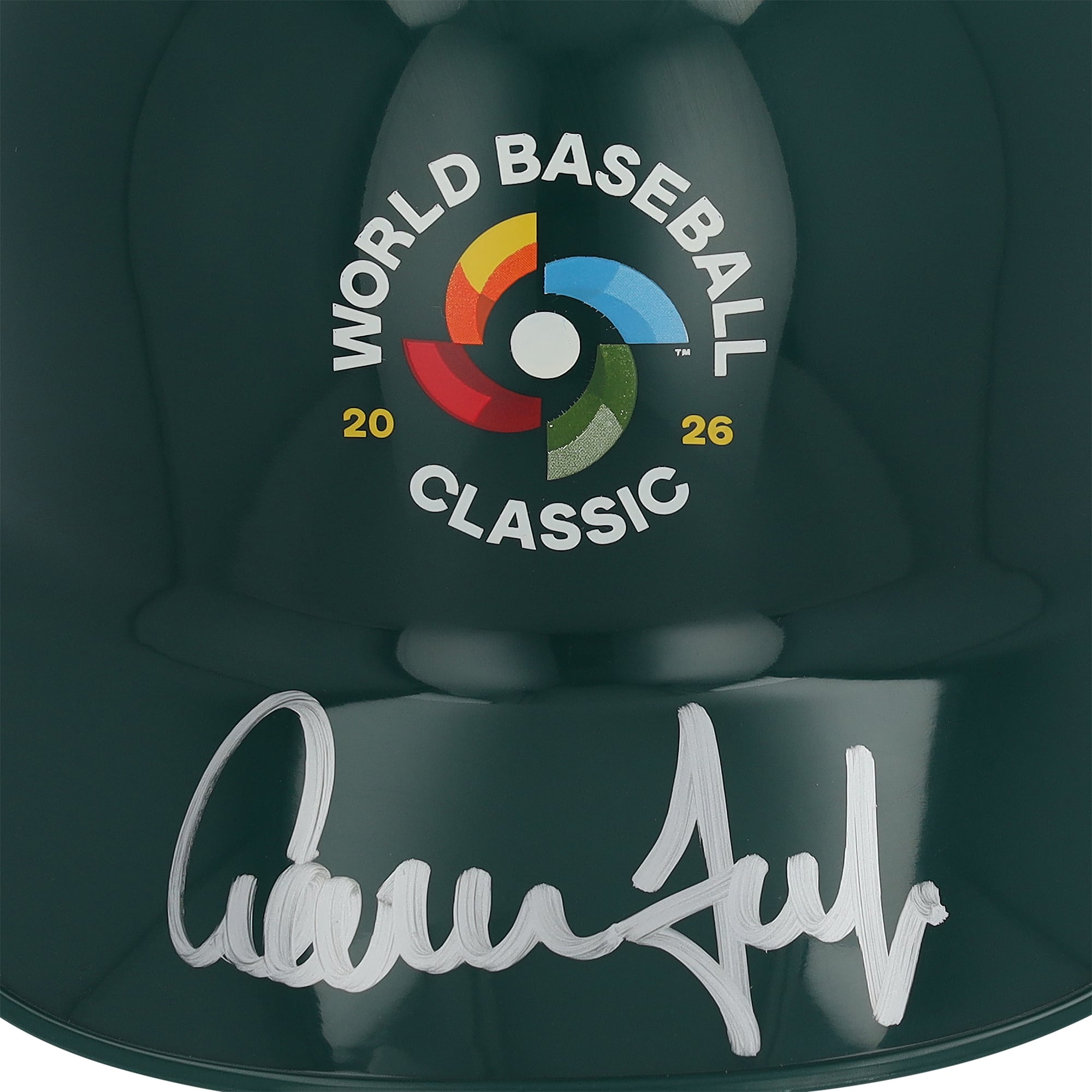 Aaron Judge USA Baseball Autographed 2026 World Baseball Classic Logo Mini Batting Helmet