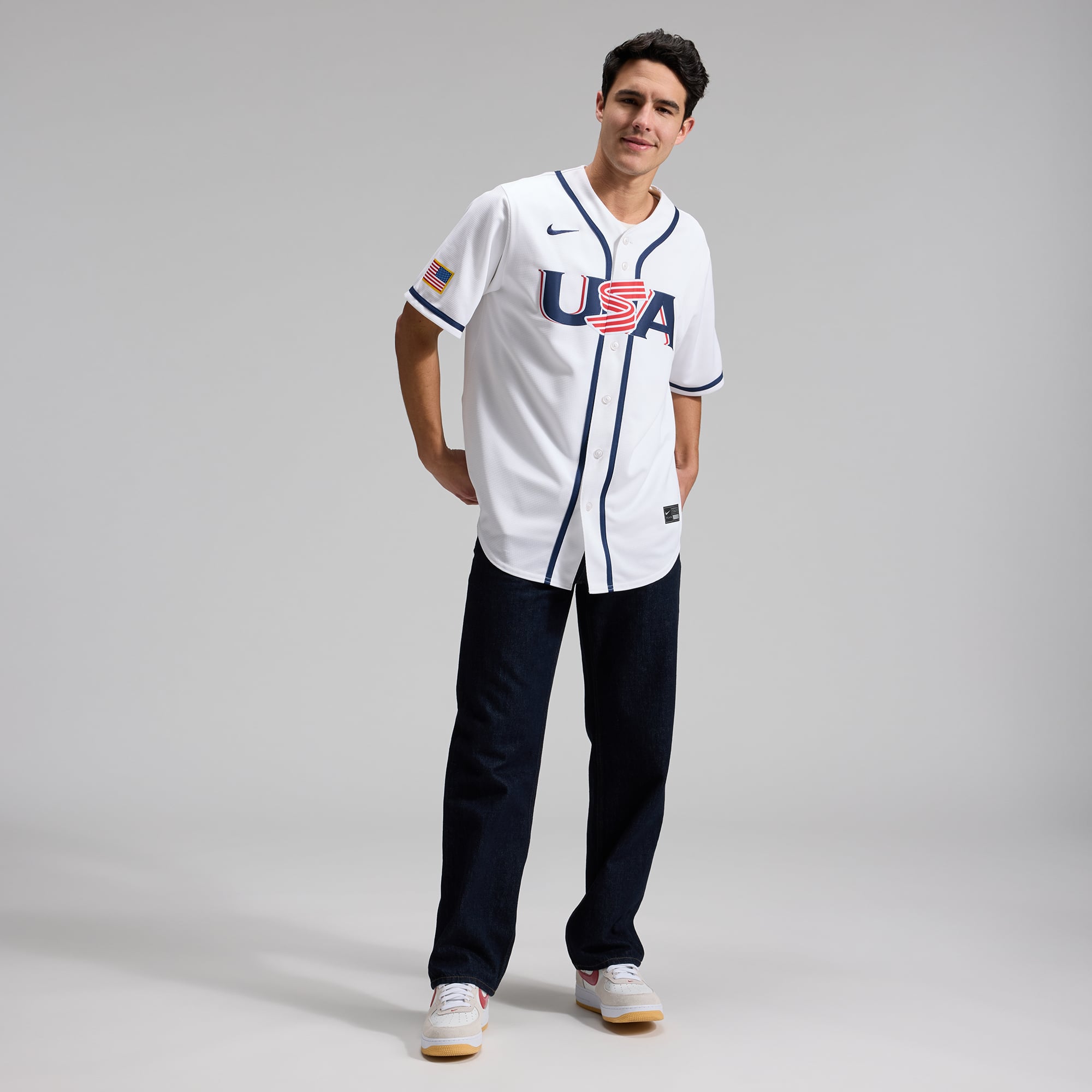 Men's Nike Aaron Judge White USA Baseball 2026 World Classic Home Stadium Jersey
