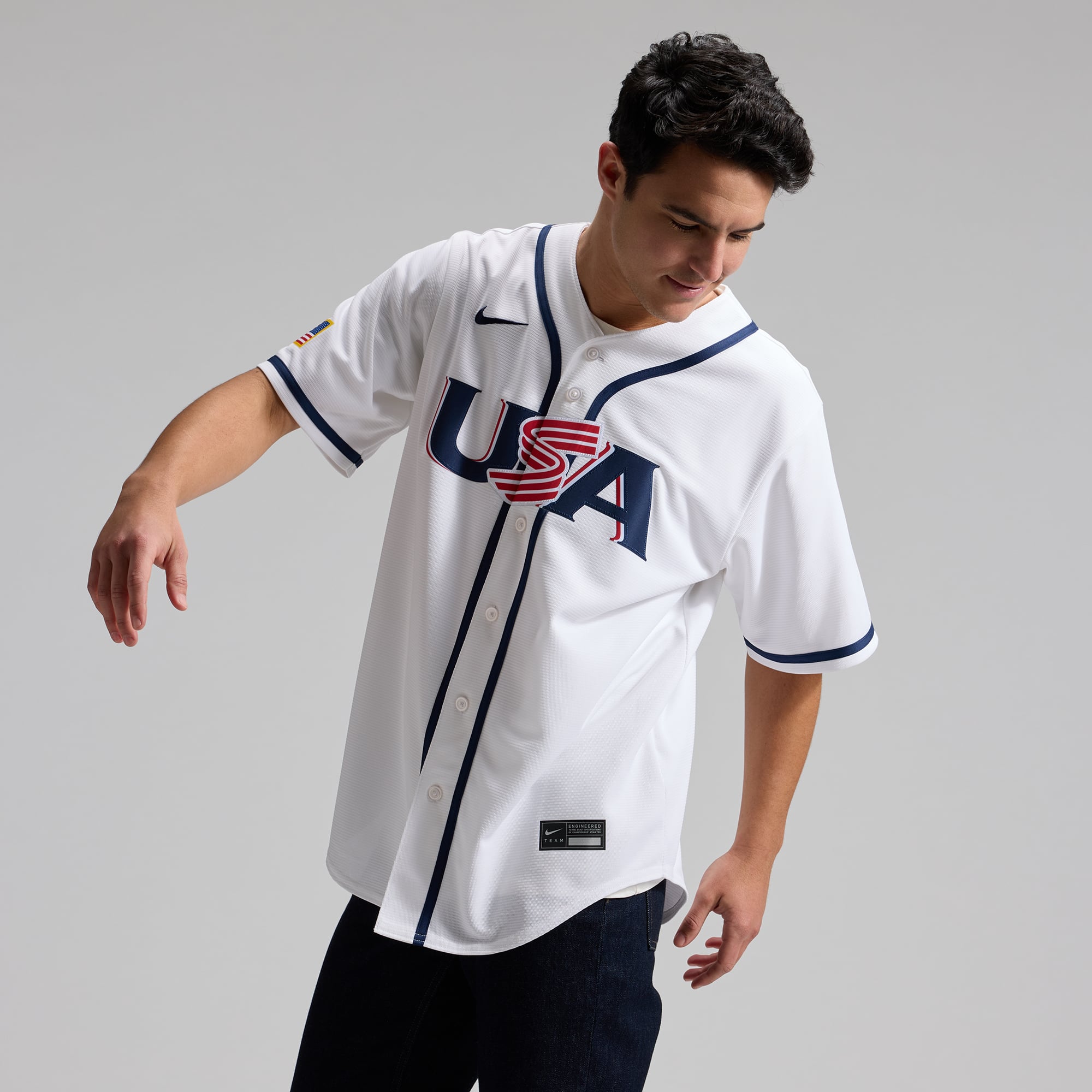 Men's Nike Aaron Judge White USA Baseball 2026 World Classic Home Stadium Jersey
