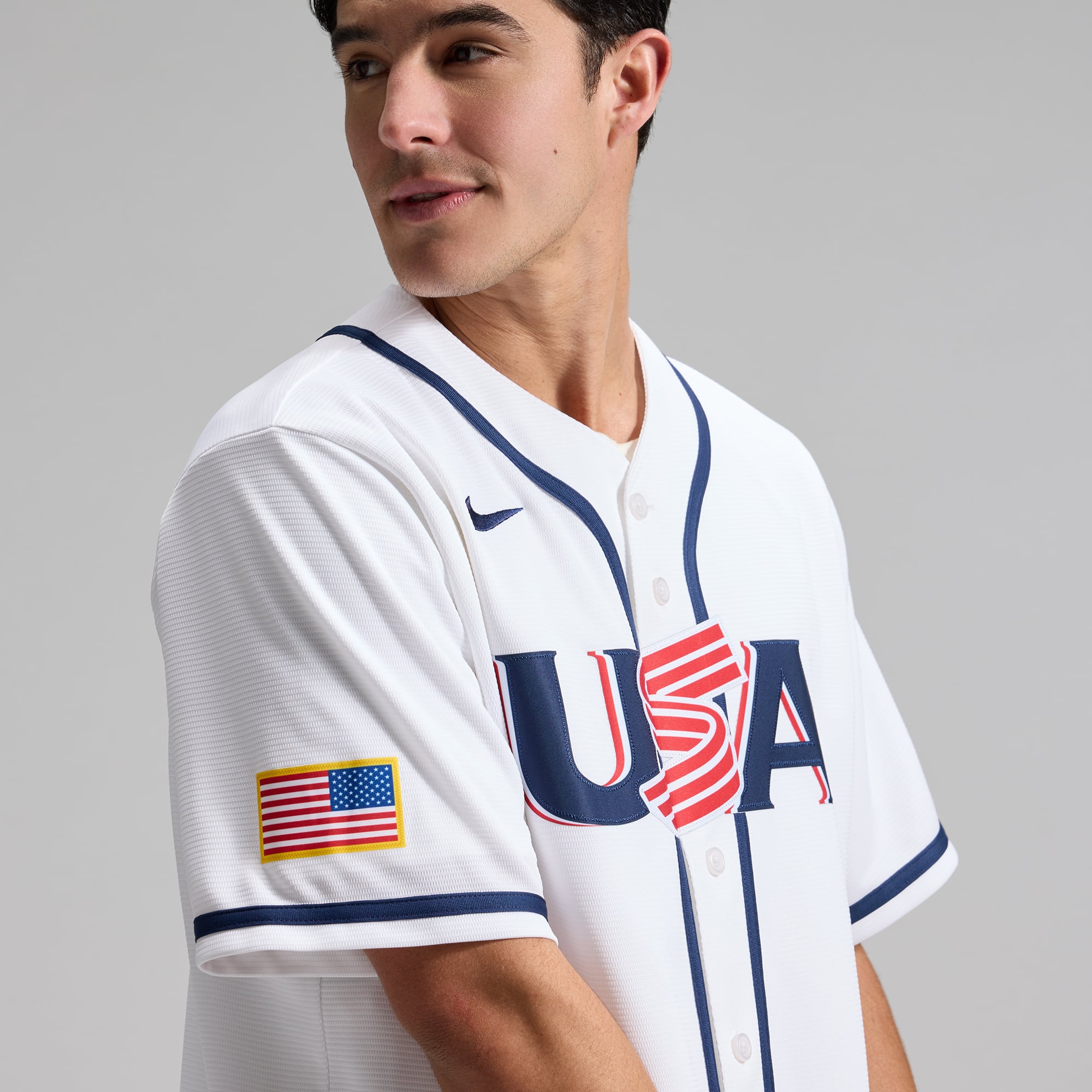 Men's Nike Aaron Judge White USA Baseball 2026 World Classic Home Stadium Jersey