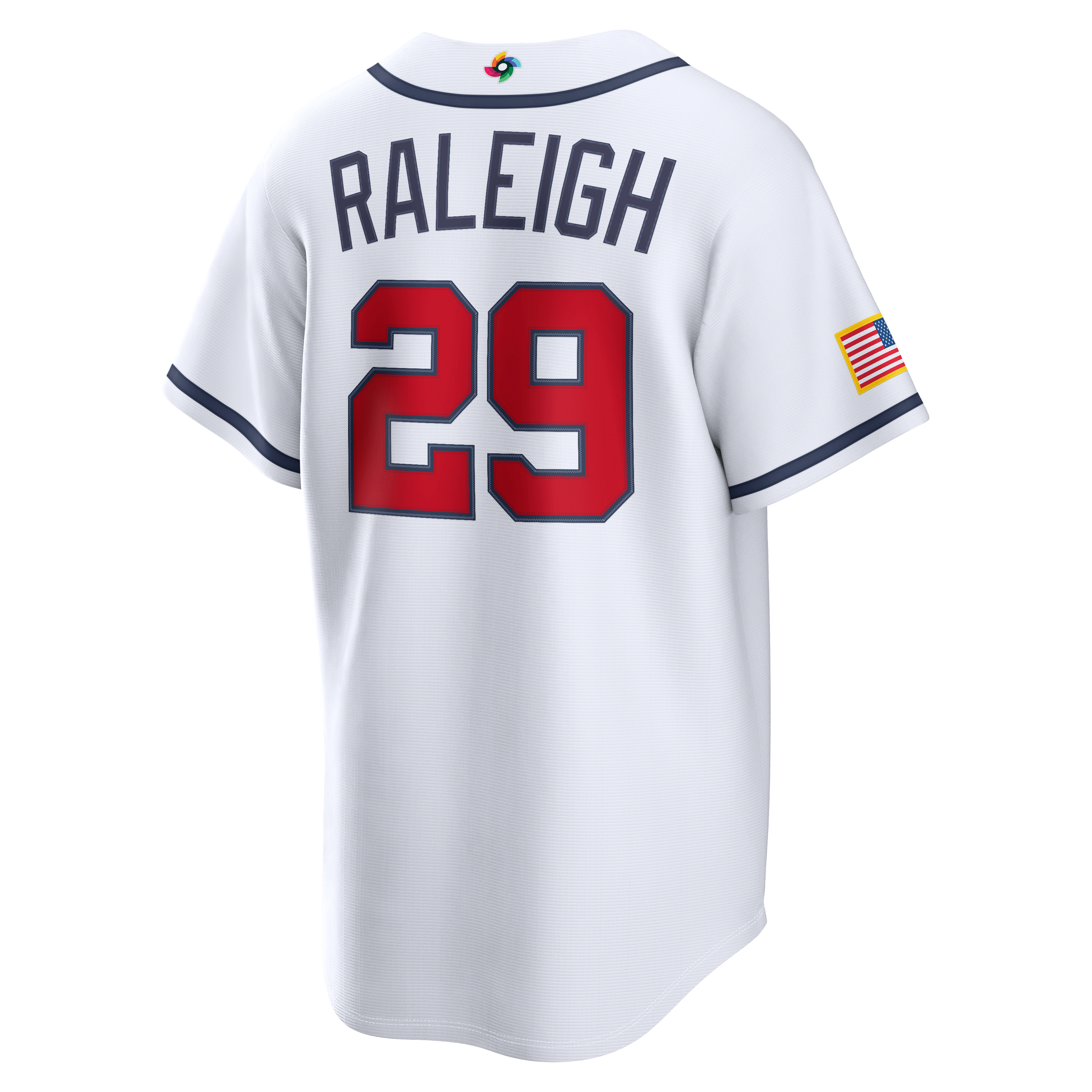 Men's Nike Cal Raleigh White USA Baseball 2026 World Classic Home Stadium Jersey