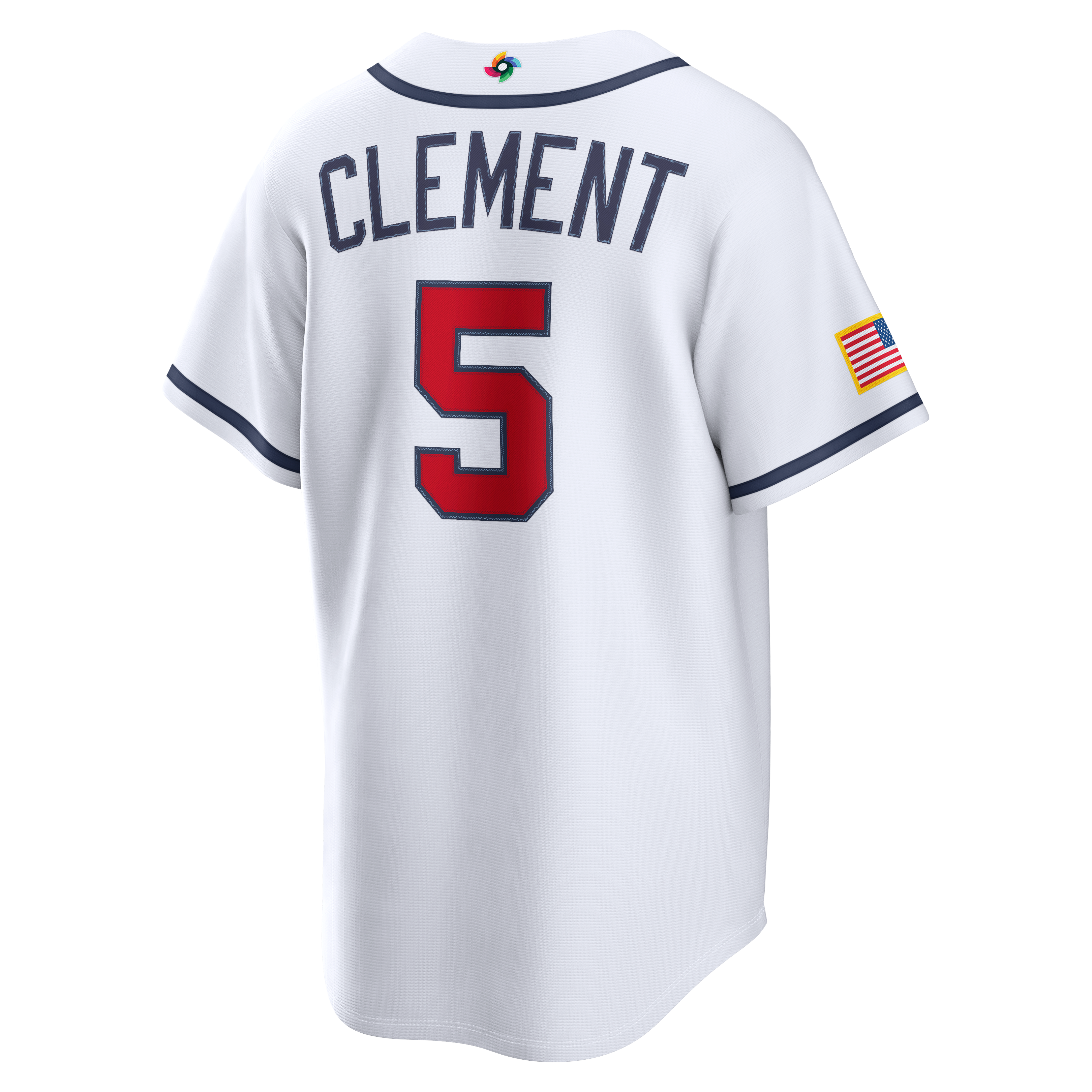 Men's Nike Ernie Clement White USA Baseball 2026 World Classic Home Stadium Jersey