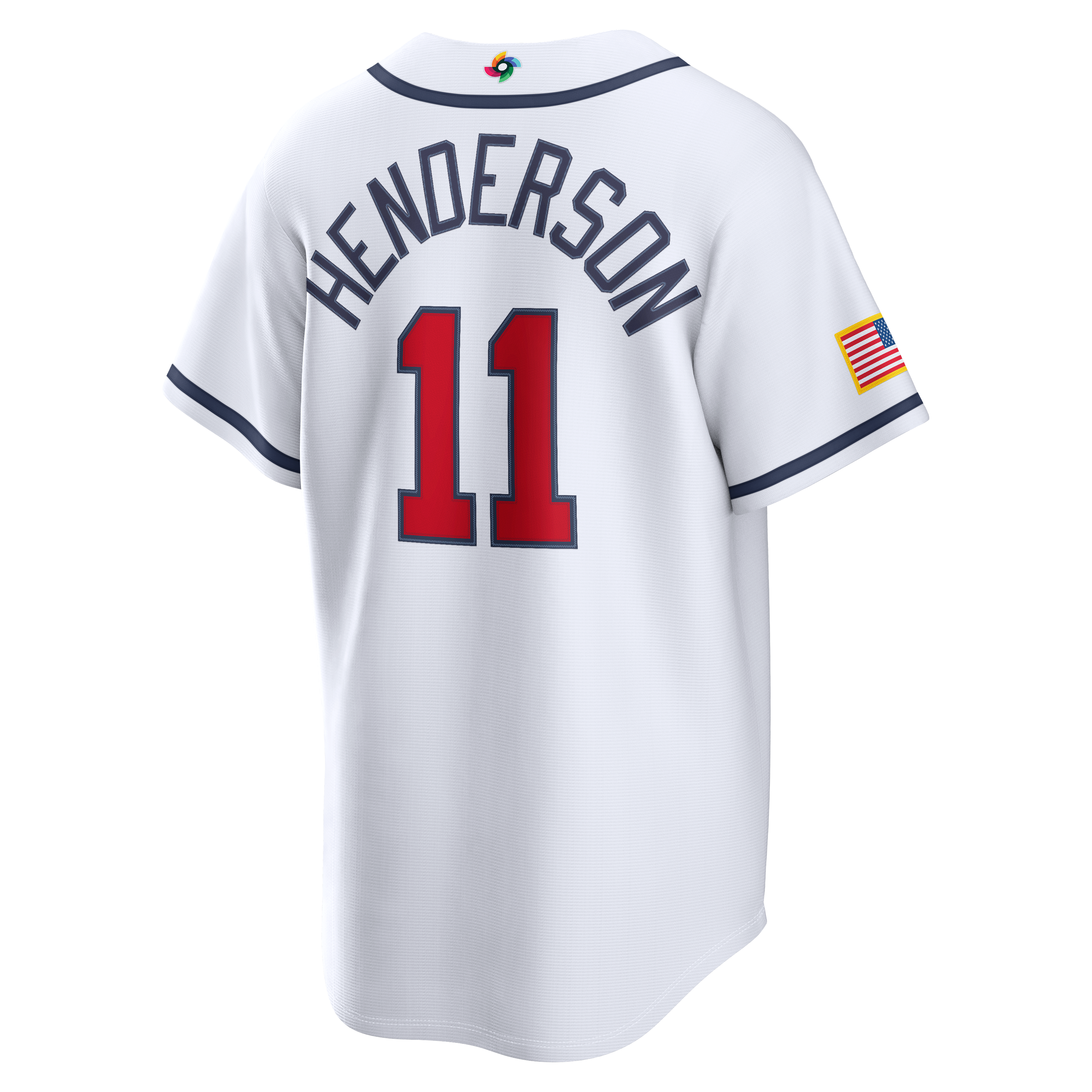 Men's Nike Gunnar Henderson White USA Baseball 2026 World Classic Home Stadium Jersey