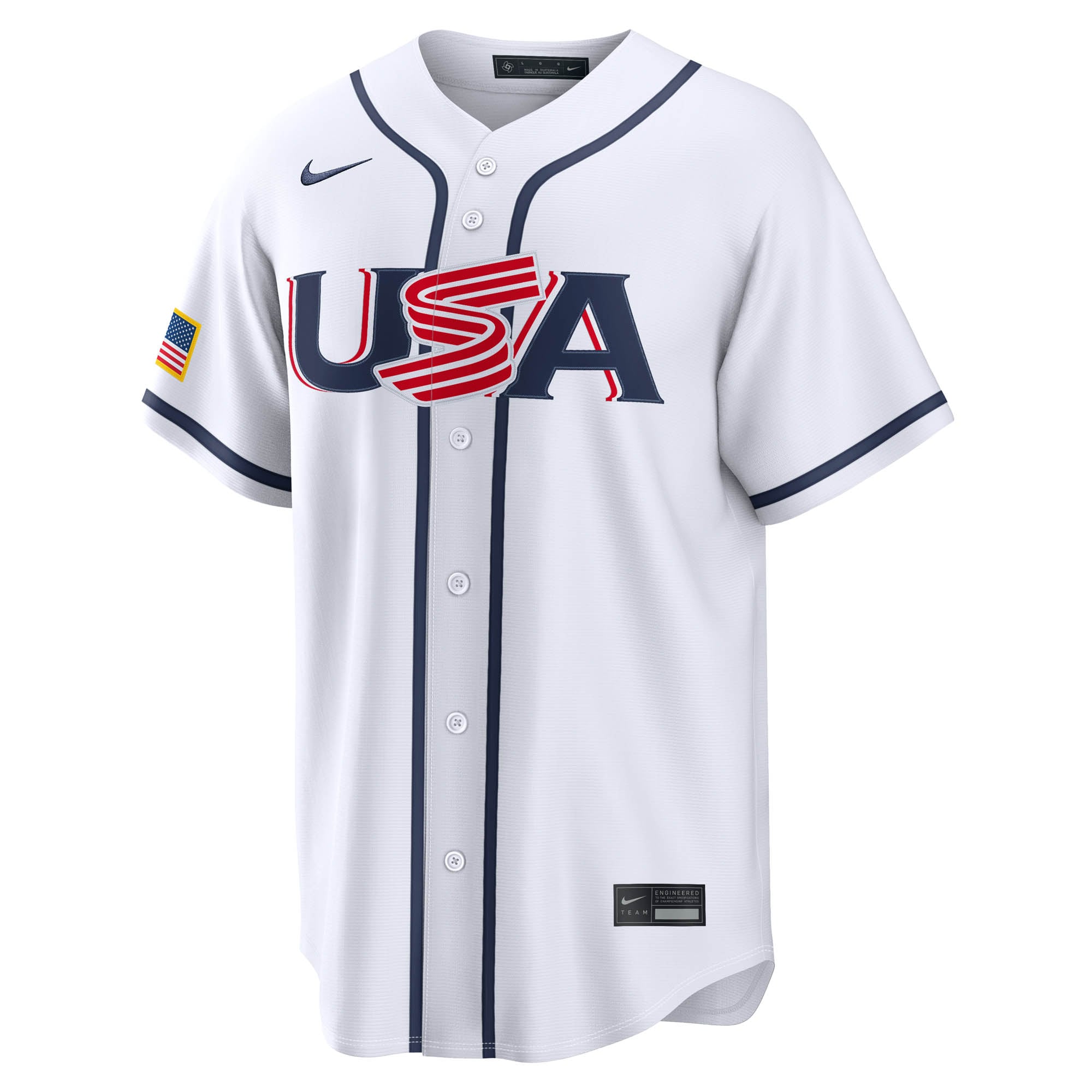 Men's Nike Joe Ryan White USA Baseball 2026 World Classic Home Stadium Jersey