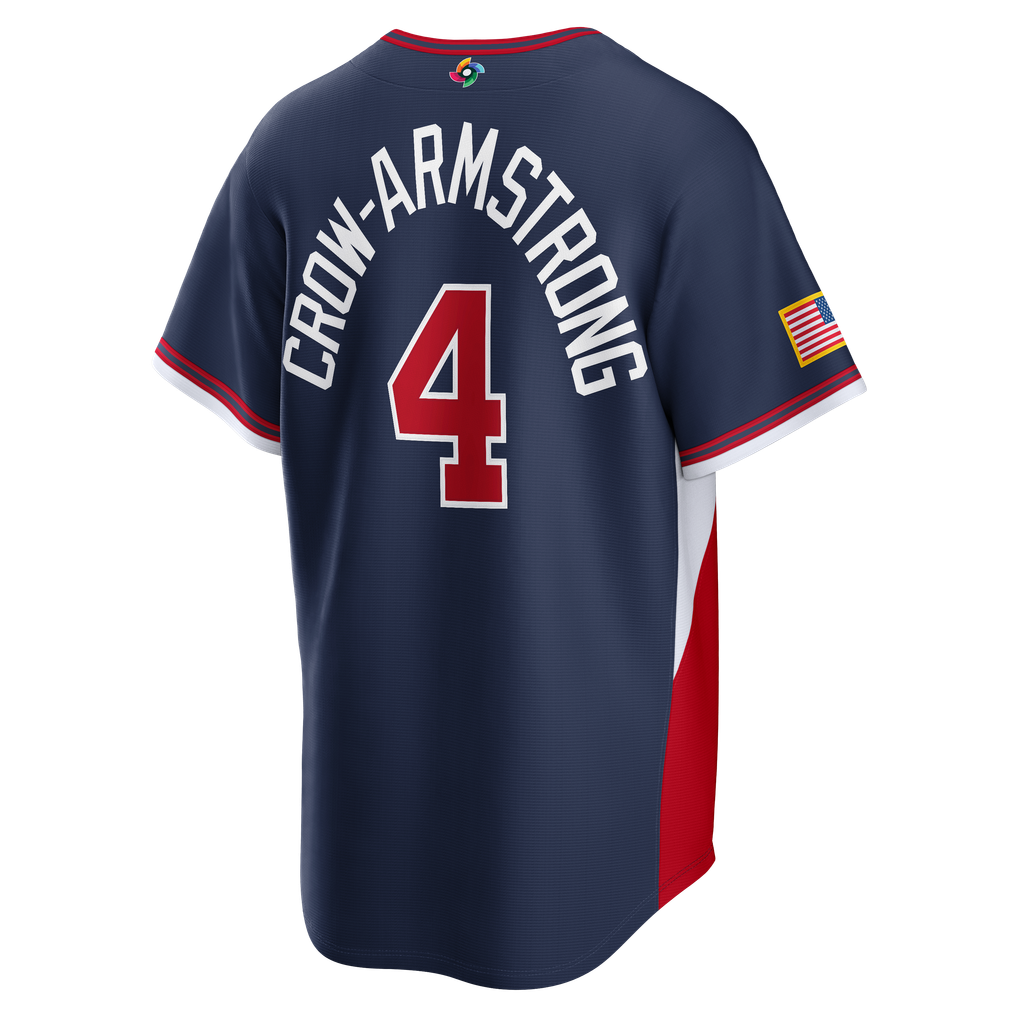 Men's Nike Pete Crow-Armstrong Navy USA Baseball 2026 World Baseball ...