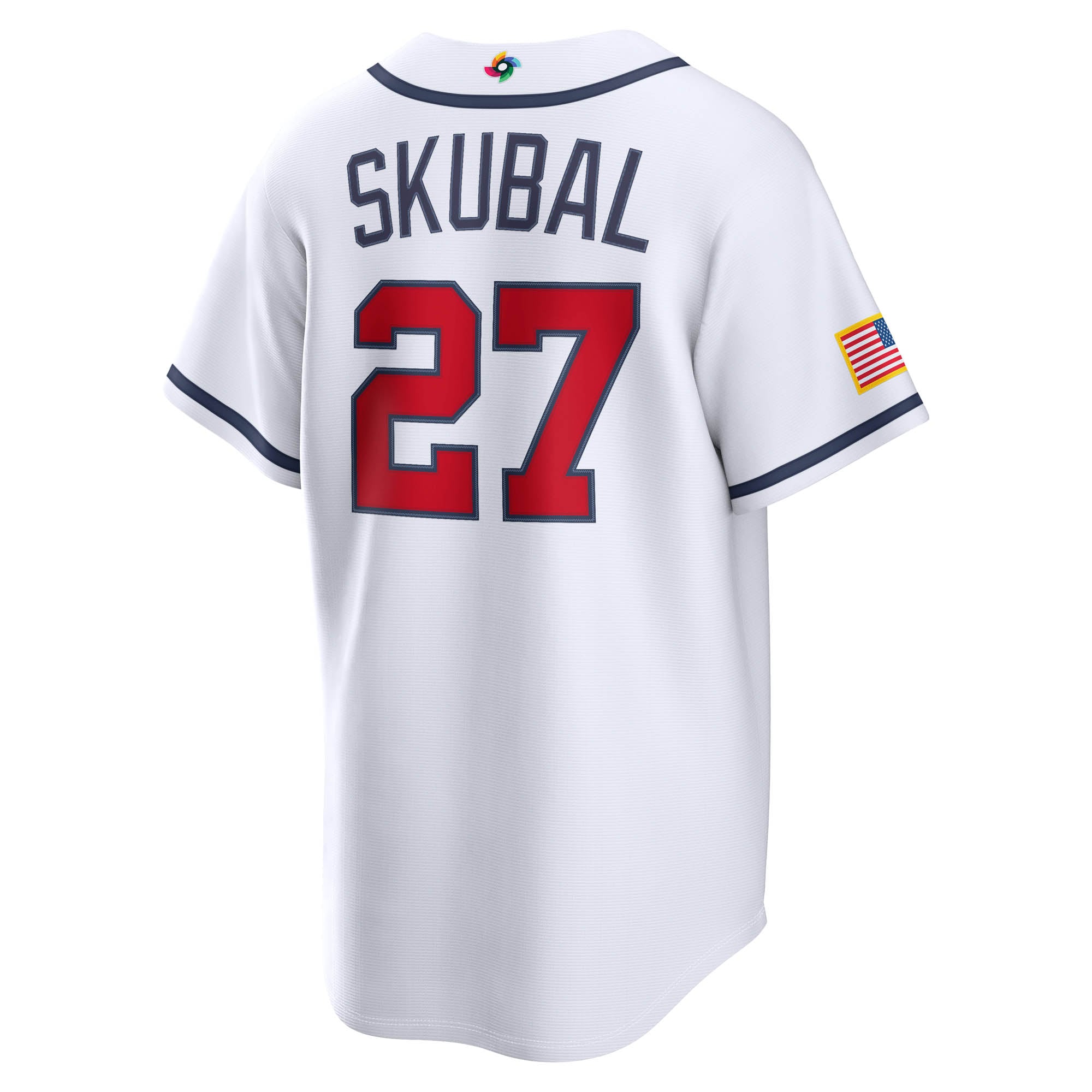 Men's Nike Tarik Skubal White USA Baseball 2026 World Classic Home Stadium Jersey