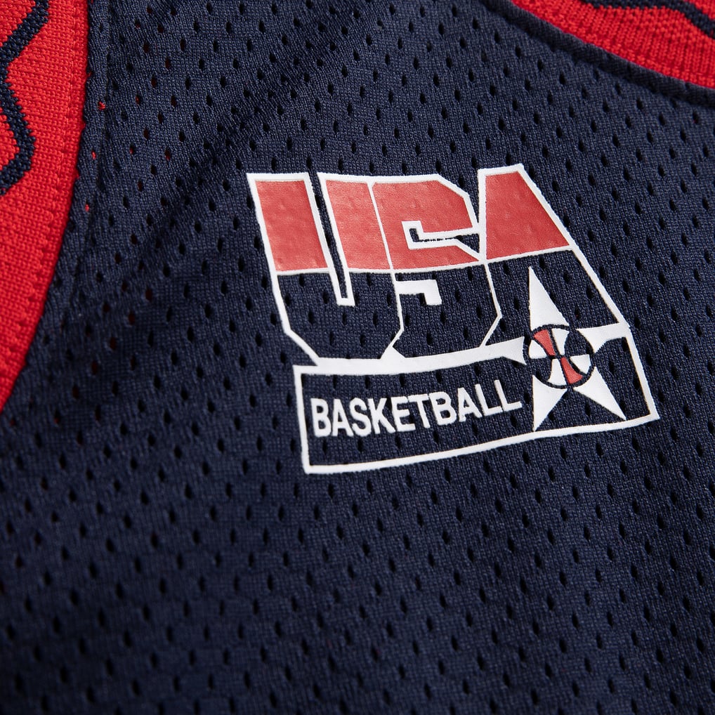 Men's Penny Hardaway Navy USA Basketball 1996 Authentic Player Jersey