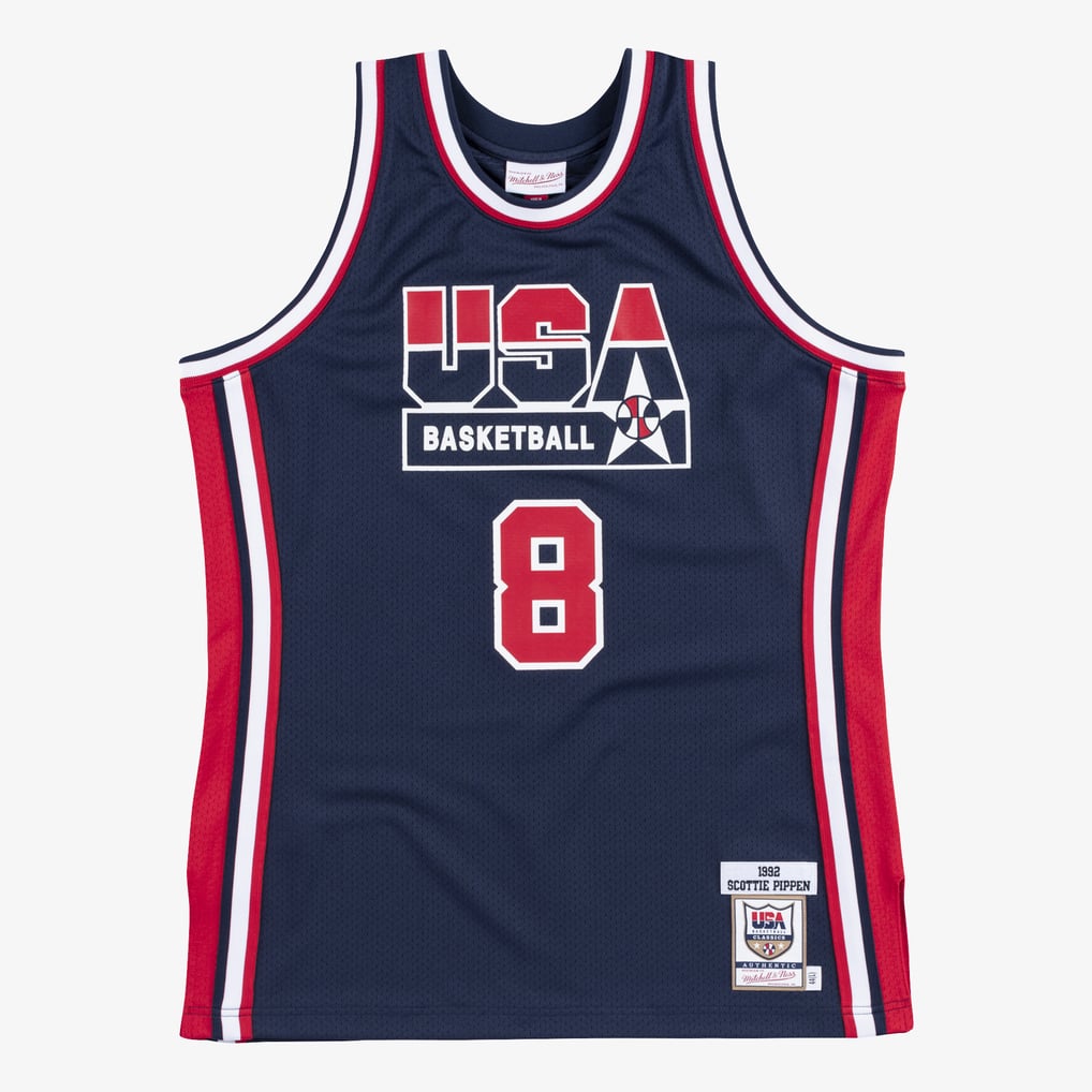 Scottie Pippen USA Basketball 1992 Navy Authentic Player Jersey