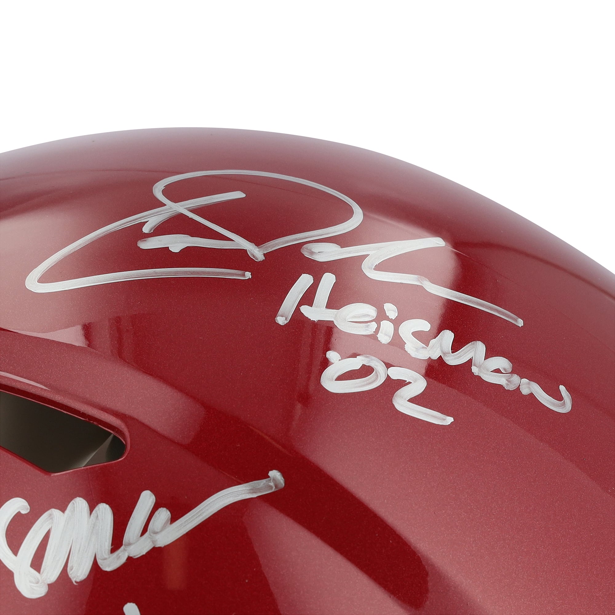 Casque Riddell Speed ​​Authentic autographié par Carson Palmer et Marcus Allen (USC Trojans) avec de multiples inscriptions