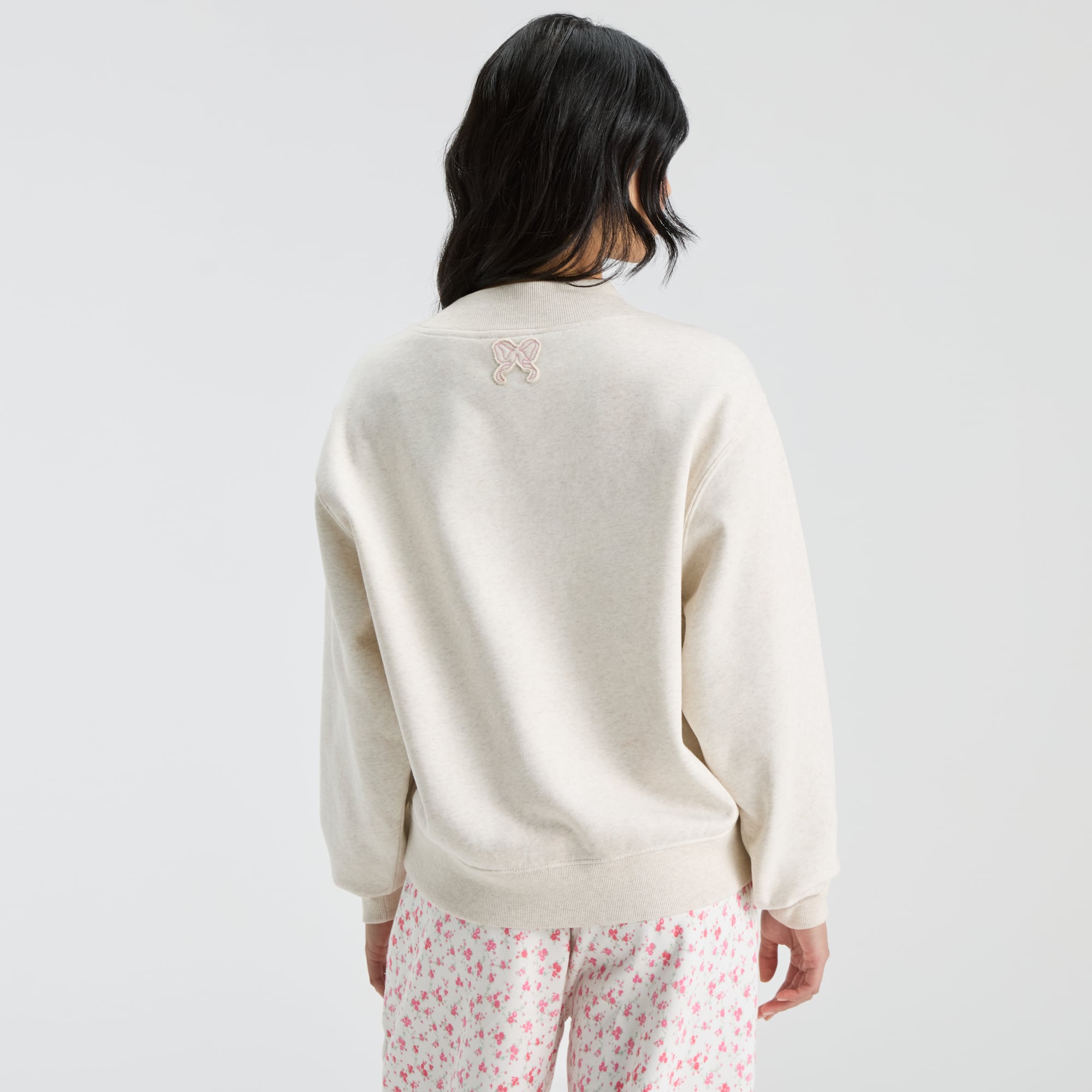 LoveShackFancy Women's Cream USC Trojans Mockneck Sweatshirt