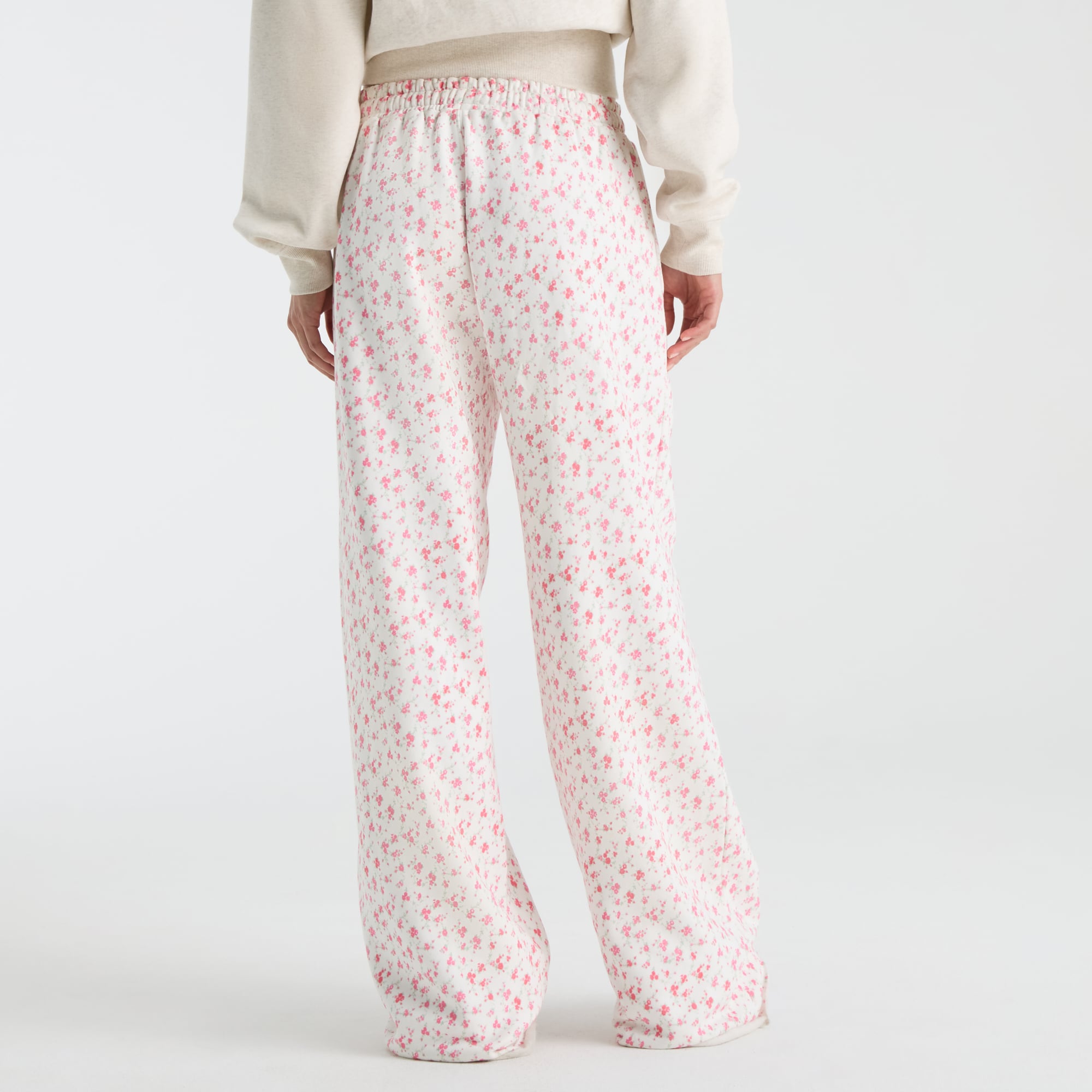LoveShackFancy Women's White USC Trojans Ilyra Sweatpants