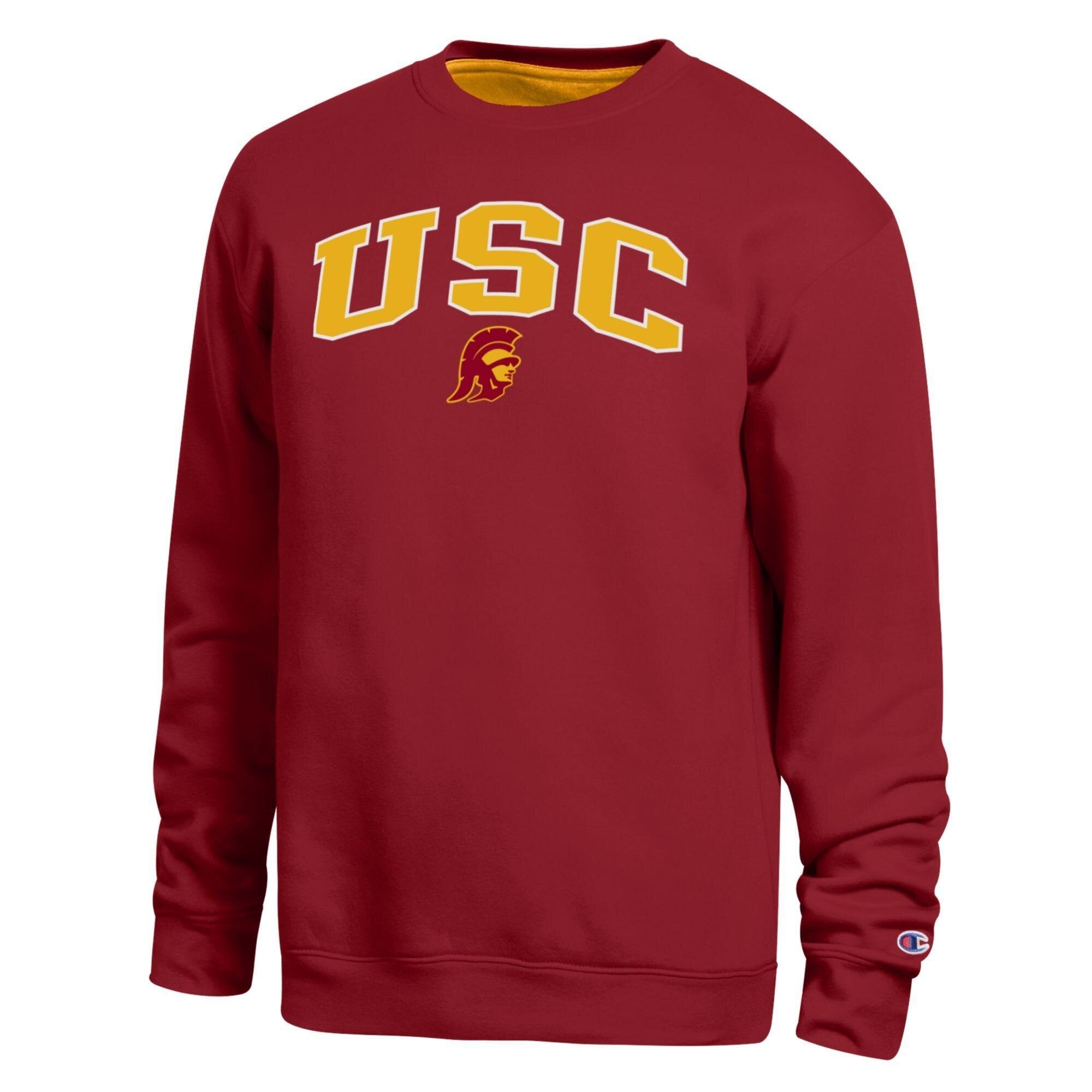Men's Champion  Cardinal USC Trojans Arch Sweatshirt