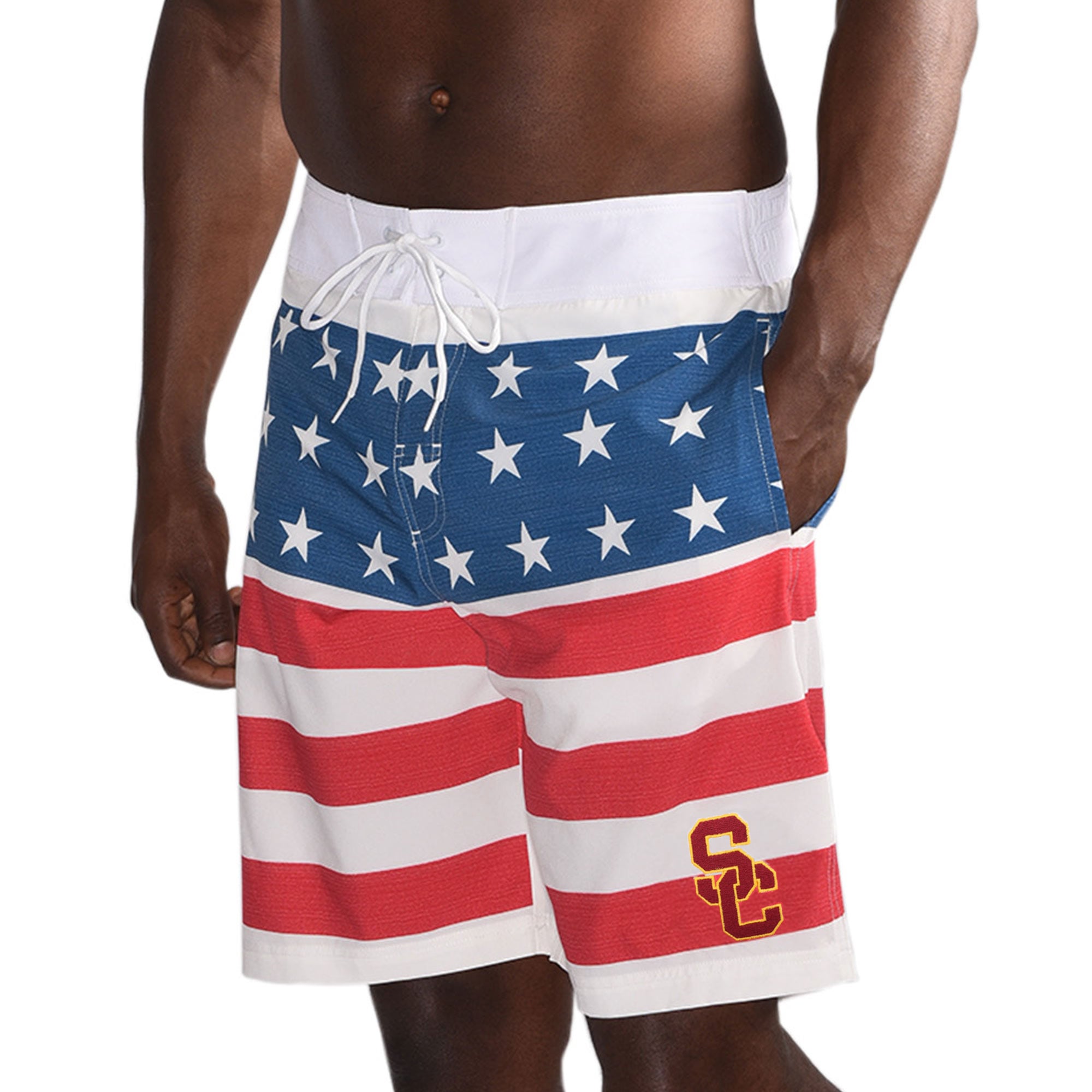 Shark Bikini UZZI Men's Patriotic Swim Bikini - American Flag