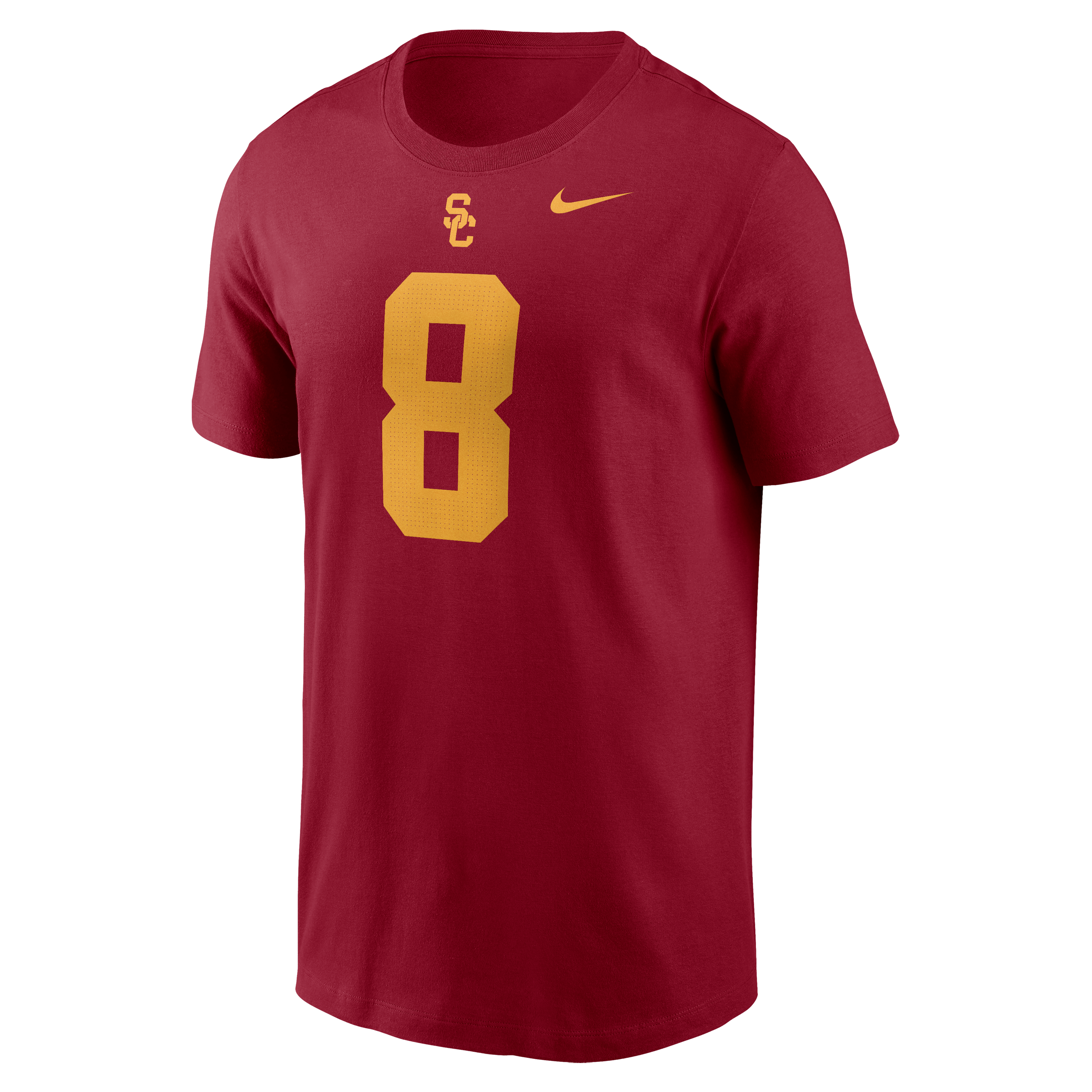 T-shirt Nike Amon-Ra St. Brown Cardinal USC Trojans pour homme, avec nom et numéro