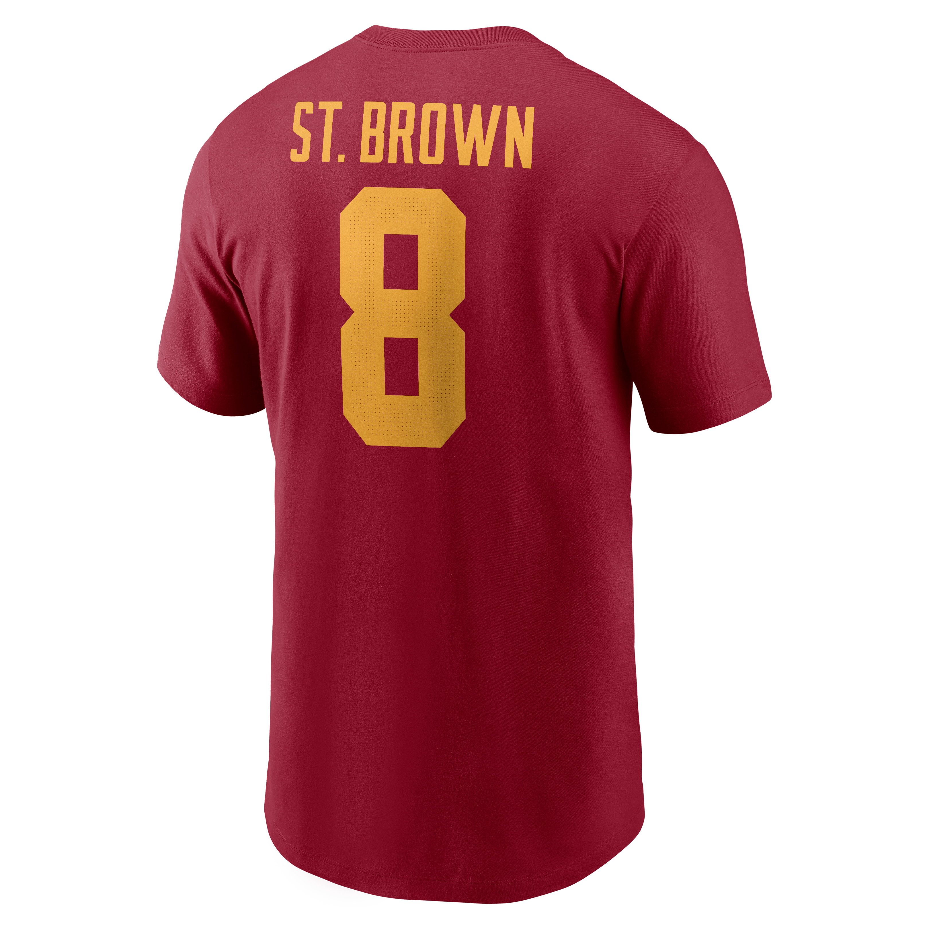 T-shirt Nike Amon-Ra St. Brown Cardinal USC Trojans pour homme, avec nom et numéro