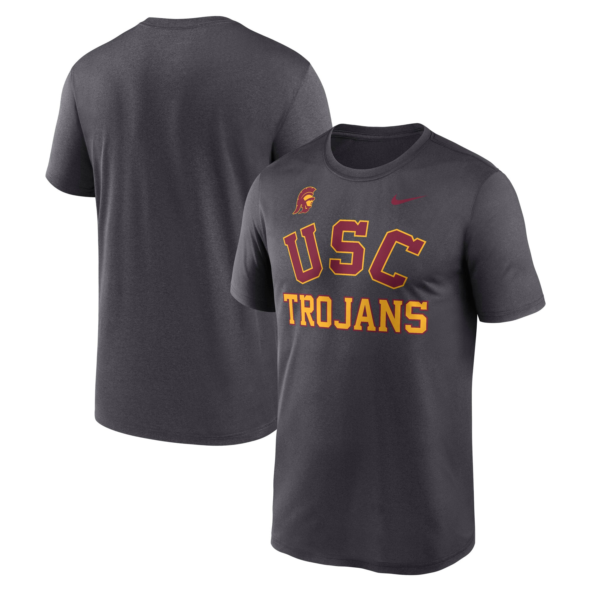 Men's Nike  Anthracite USC Trojans Primetime Arch Mantra Legend Dri-FIT T-Shirt