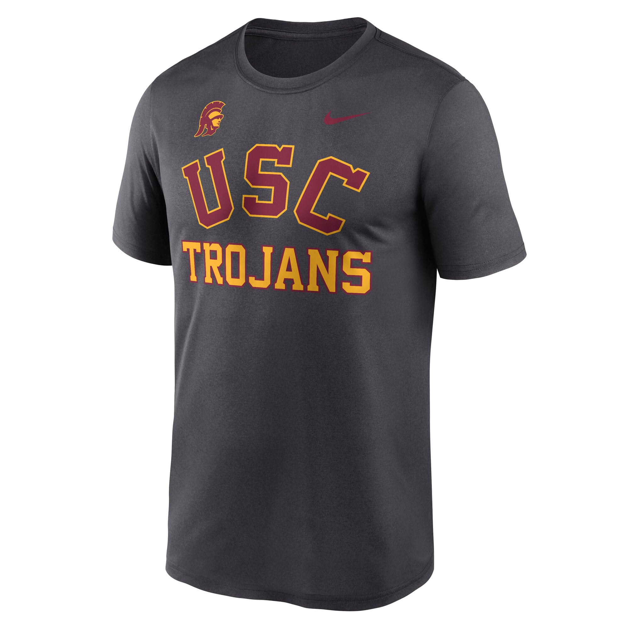 Men's Nike  Anthracite USC Trojans Primetime Arch Mantra Legend Dri-FIT T-Shirt