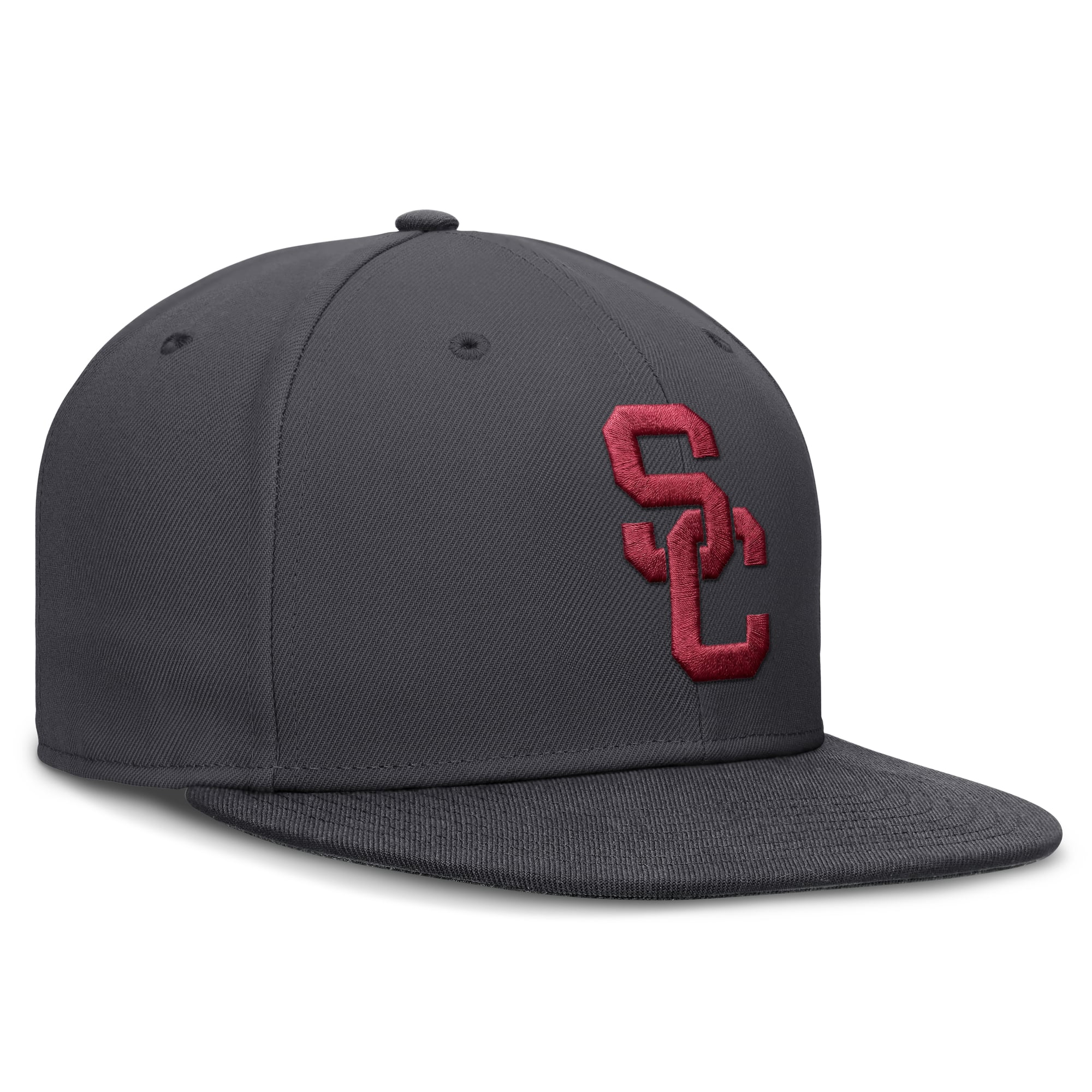 Men's Nike Anthracite USC Trojans Pro Dri-FIT Fitted Hat