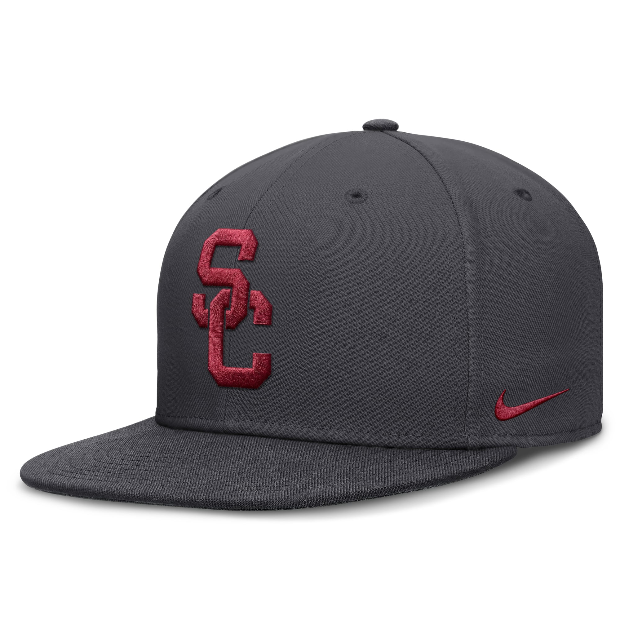 Men's Nike Anthracite USC Trojans Pro Dri-FIT Fitted Hat