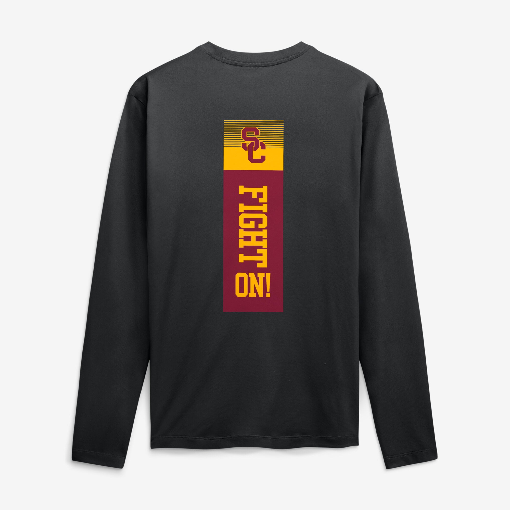 Men's Nike Black USC Trojans Double Stack Legend Dri-FIT Long Sleeve T-Shirt