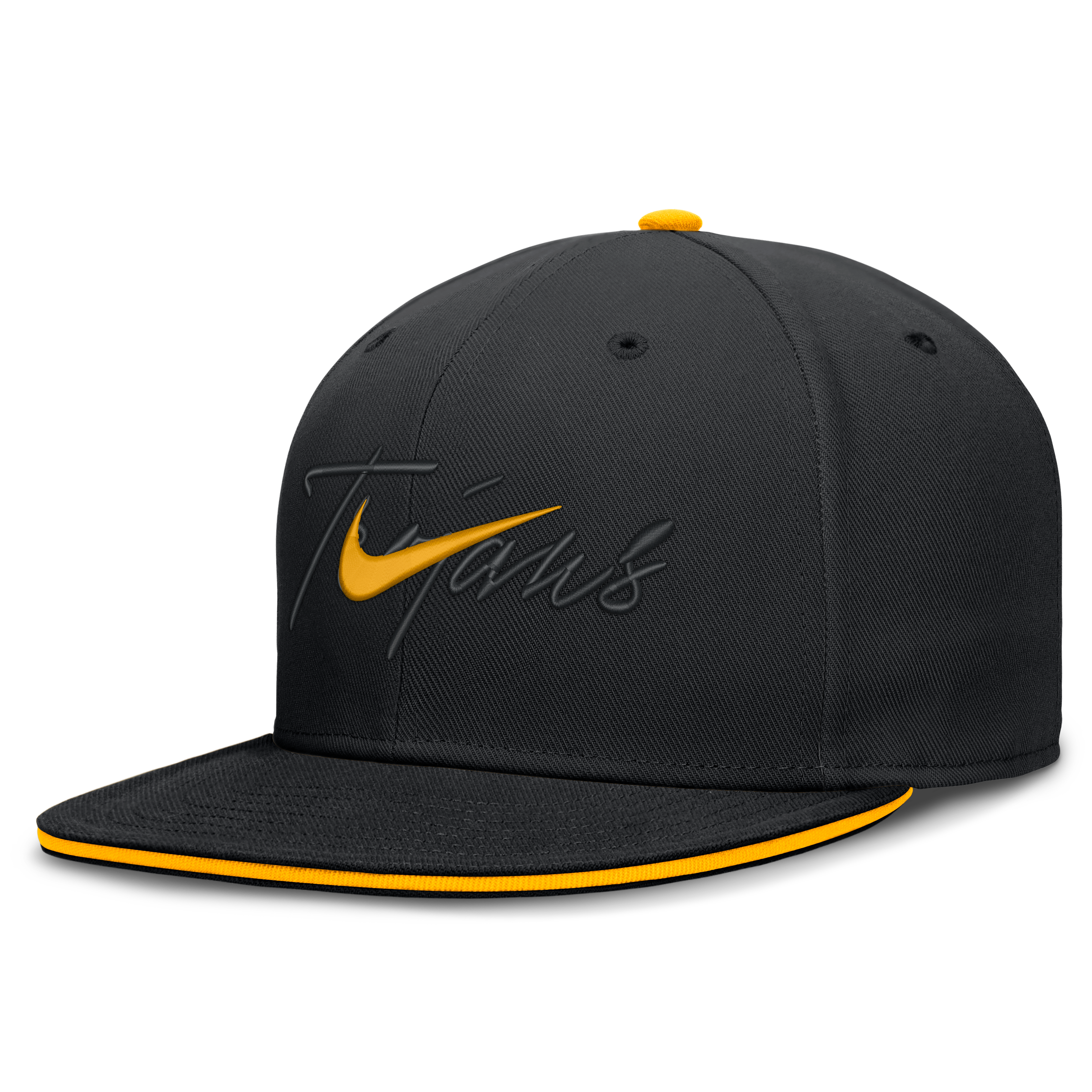 Casquette ajustée Nike USC Trojans Dri-FIT Primetime Script noire pour homme