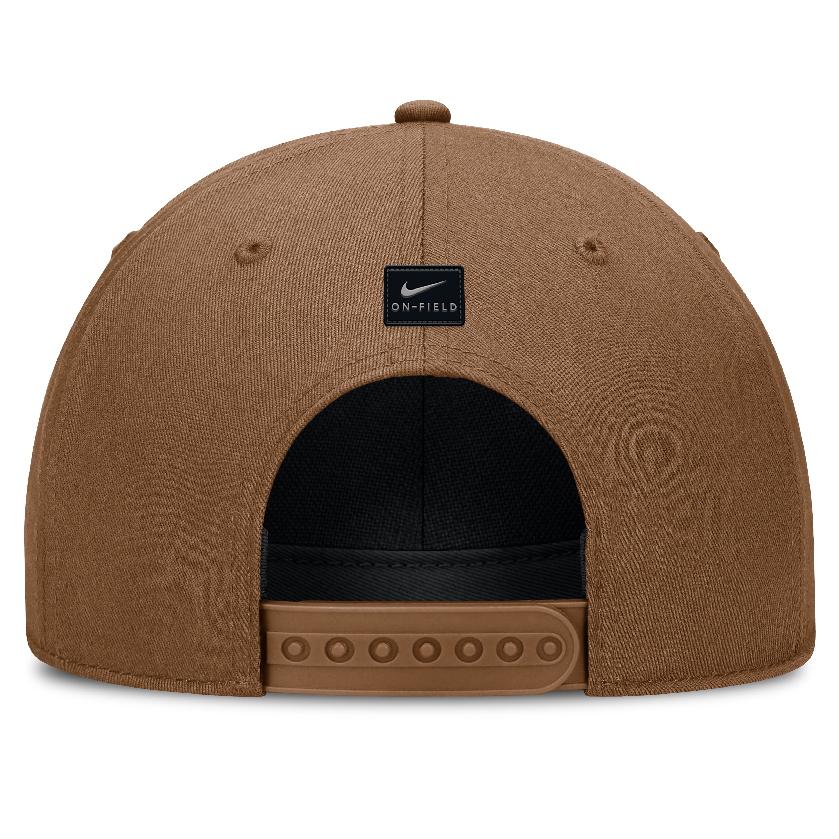 Casquette Nike marron USC Trojans 2026 pour homme, modèle ajustable avec cordon de serrage, en hommage aux militaires.