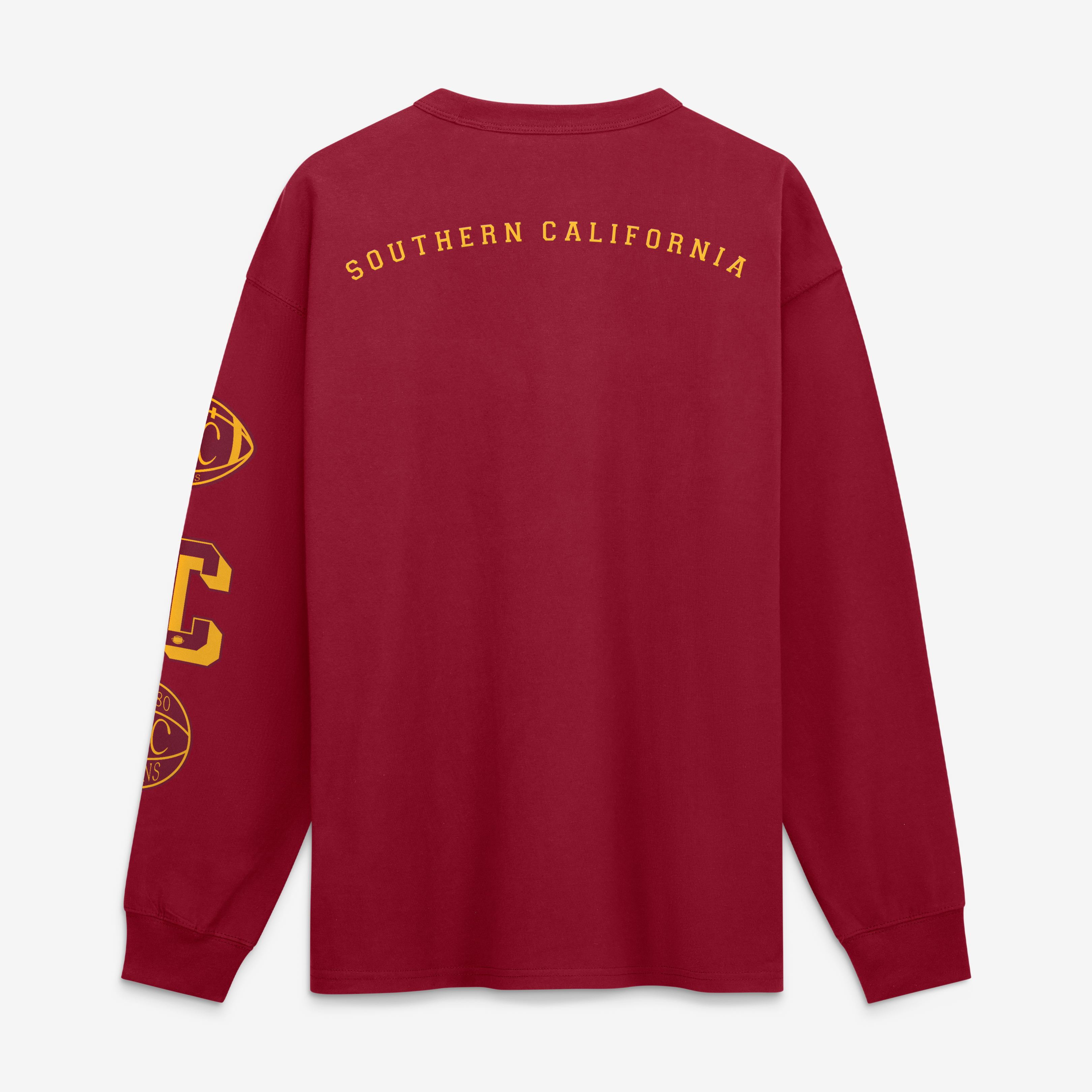 Men's Nike Cardinal USC Trojans Academic Long Sleeve Pocket T-Shirt