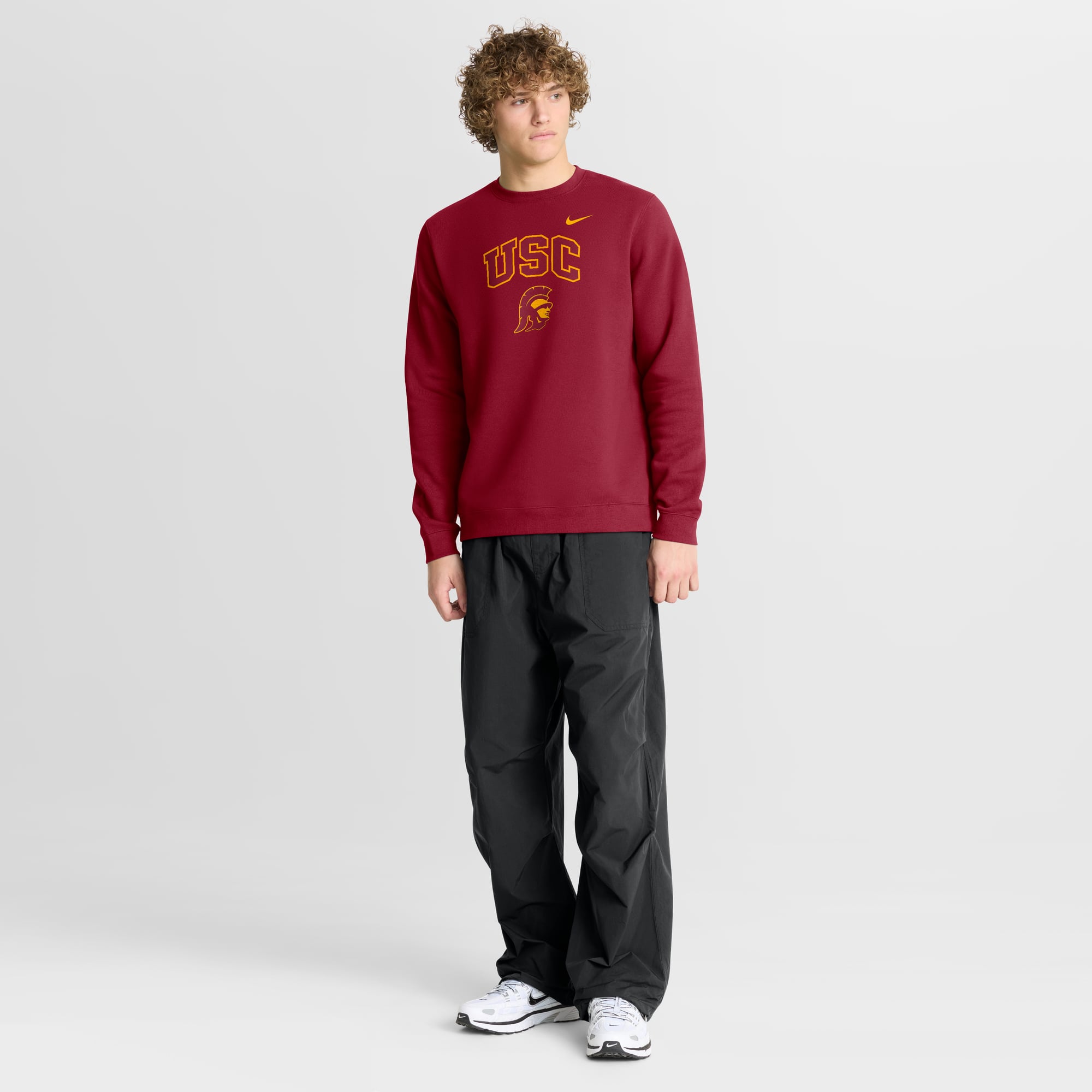 Men's Nike Cardinal USC Trojans Arch Pullover Sweatshirt