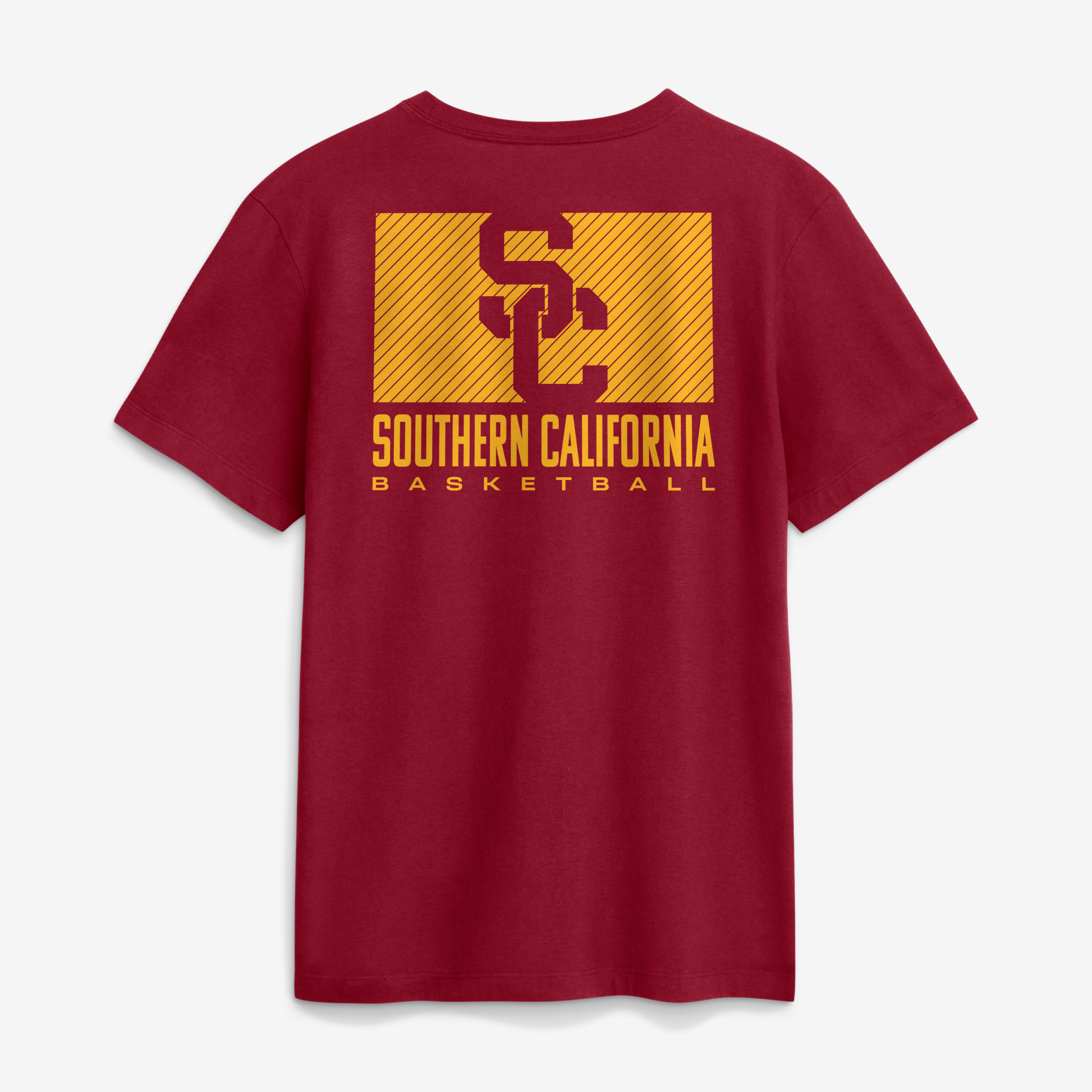 T-shirt Nike Cardinal USC Trojans Courtside Dri-FIT pour homme