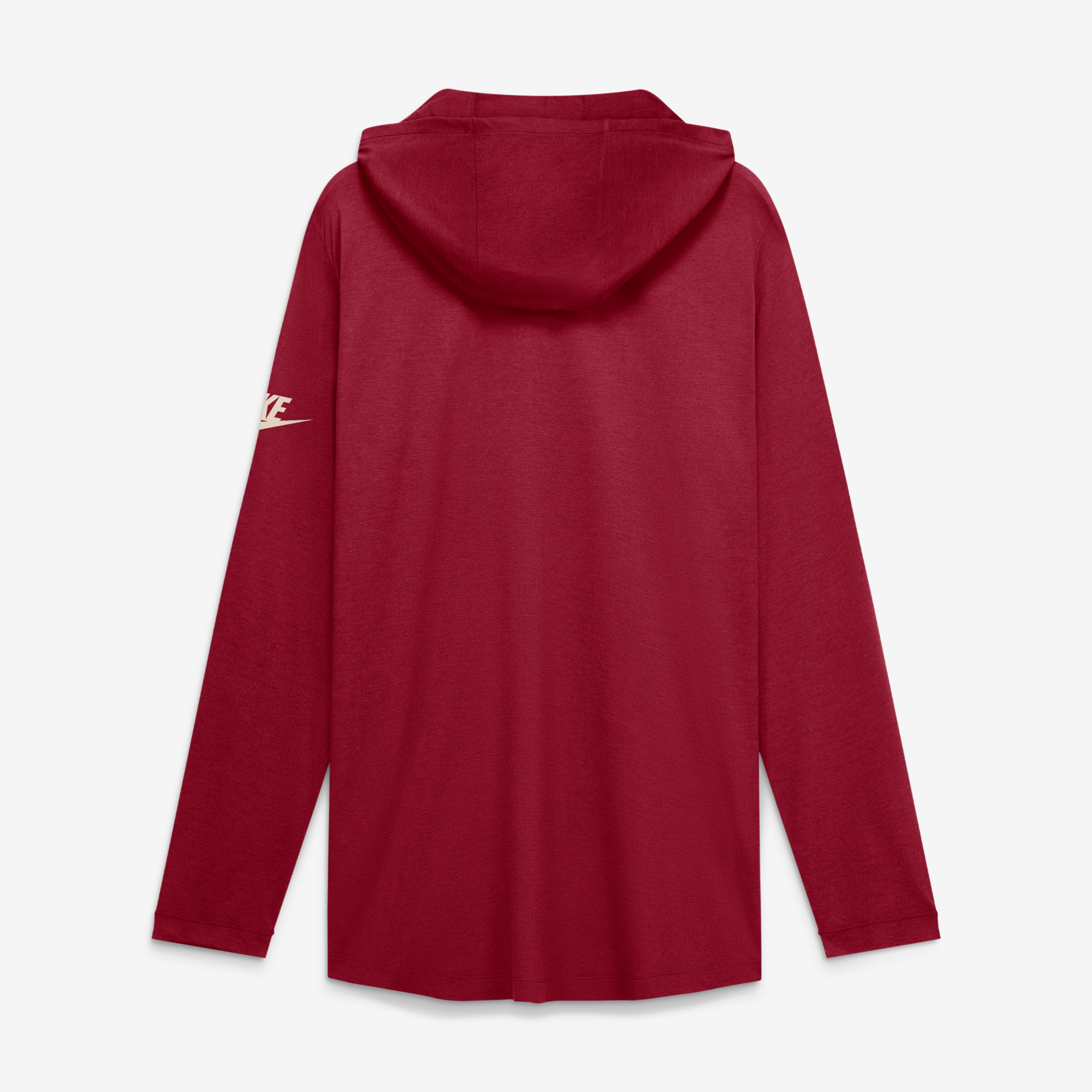Men's Nike Cardinal USC Trojans Legacy Arch Tri-Blend Long Sleeve Hooded T-Shirt