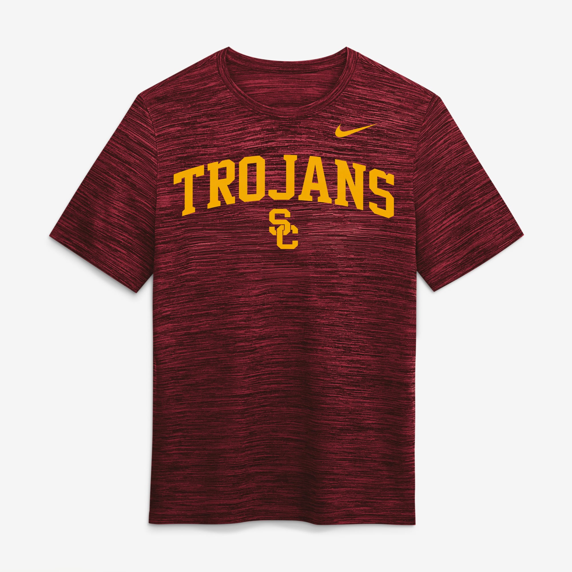 Men's Nike Cardinal USC Trojans Primetime Arch Logo Velocity Dri-FIT T-Shirt