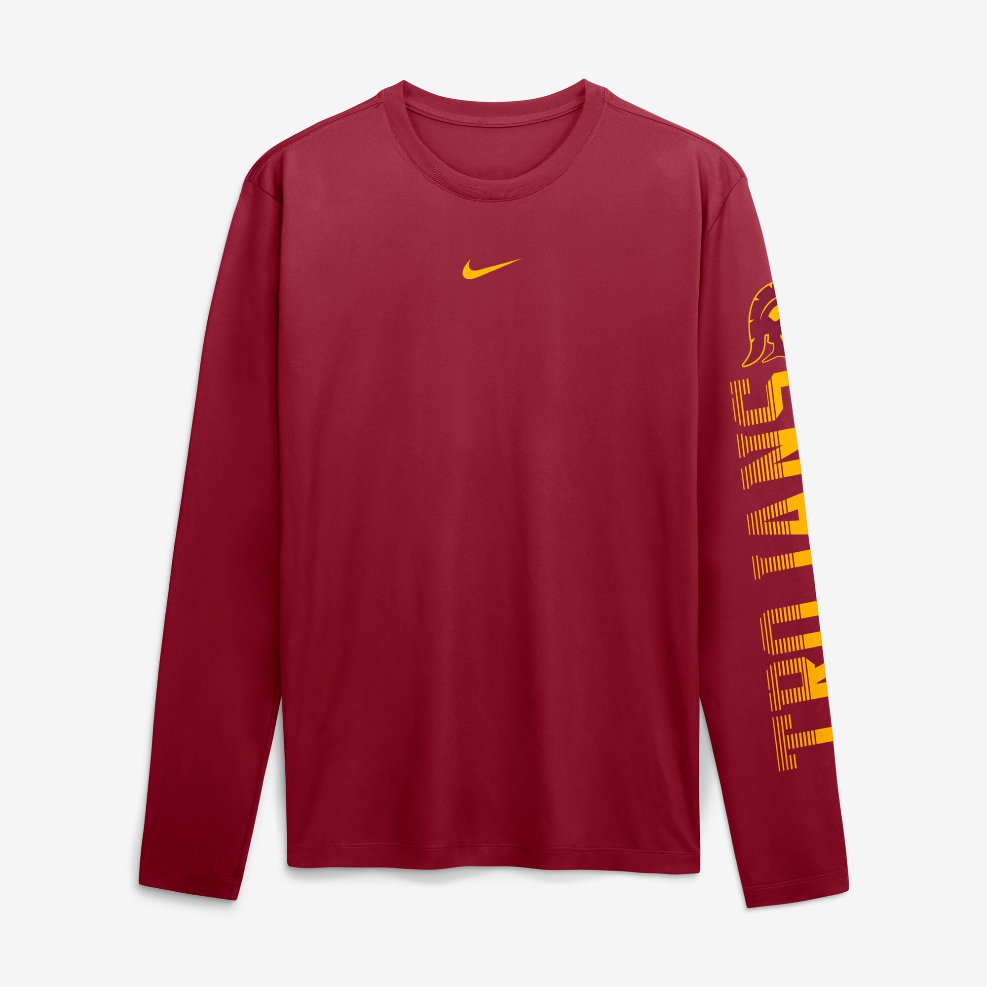 Men's Nike Cardinal USC Trojans Primetime Logo Sleeve Legend Dri-FIT Long T-Shirt