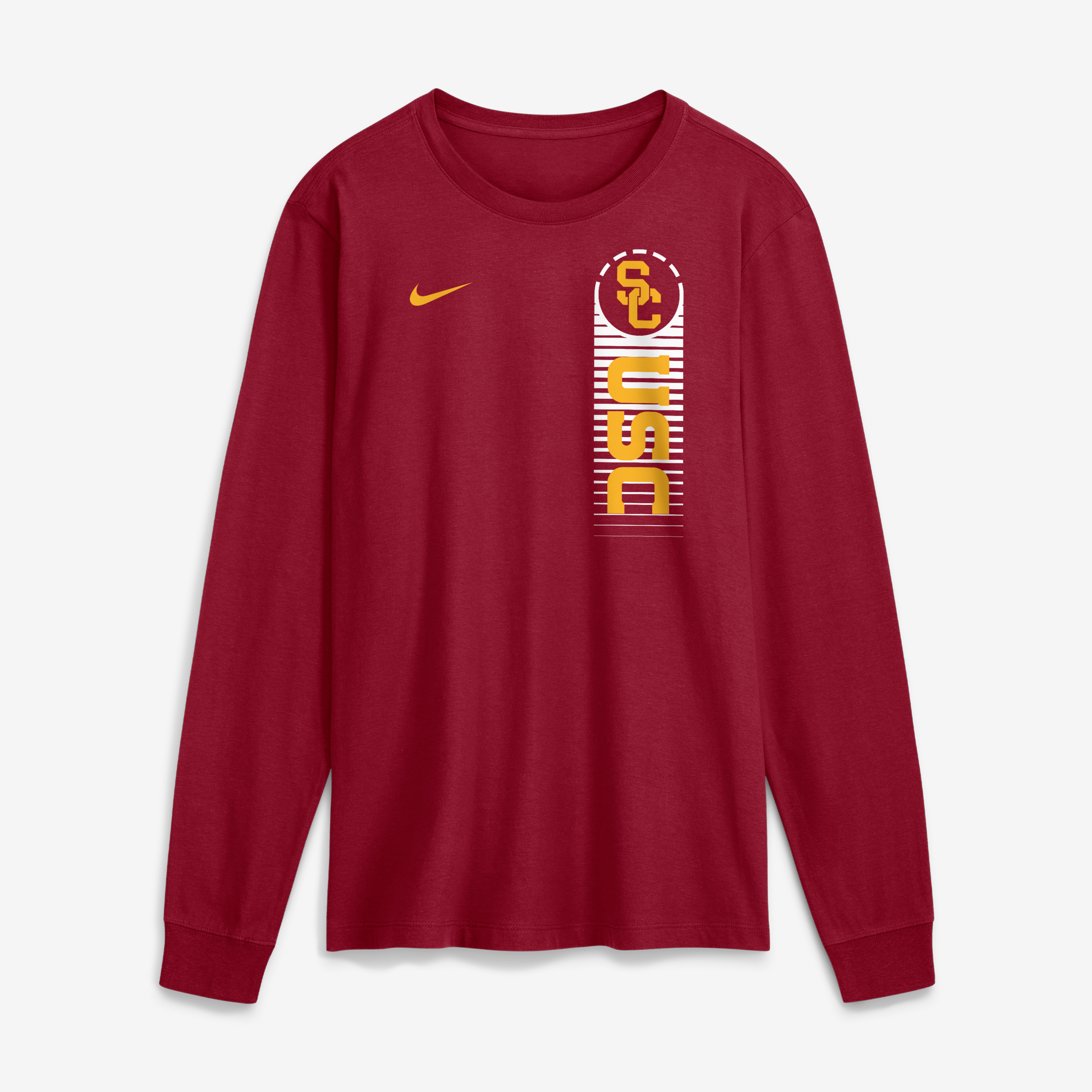 T-shirt à manches longues Nike Cardinal USC Trojans Primetime pour homme
