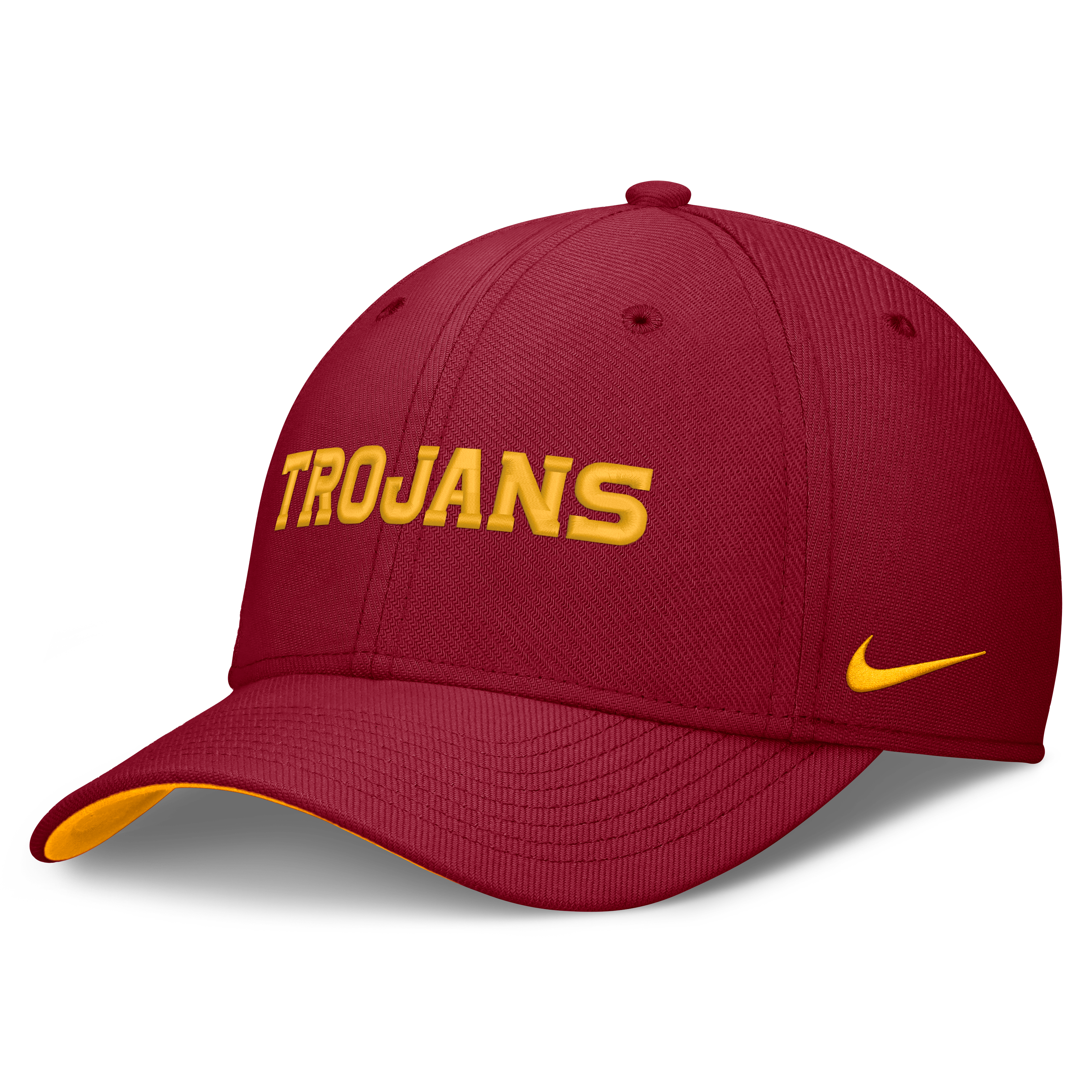 Casquette Nike Cardinal USC Trojans Primetime Team Rise Dri-FIT Flex pour homme