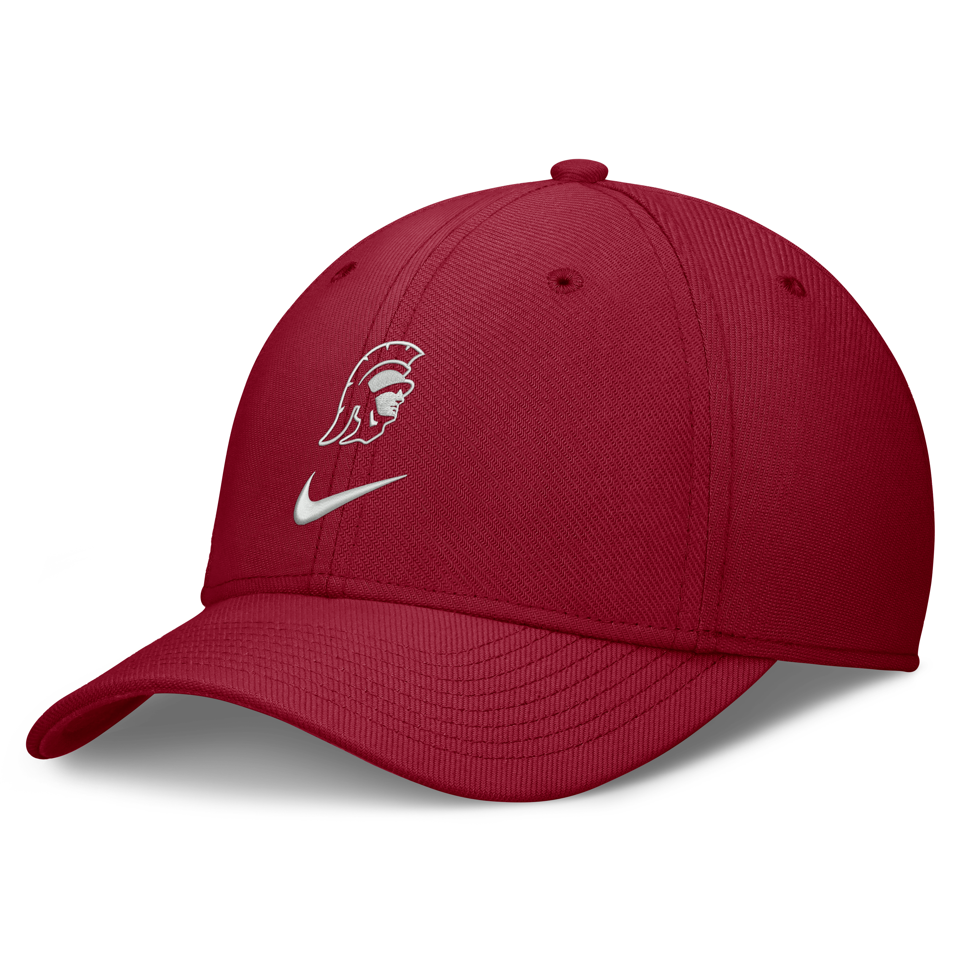 Casquette Nike Cardinal USC Trojans Rise On-Field SwooshFlex Dri-FIT Flex pour homme
