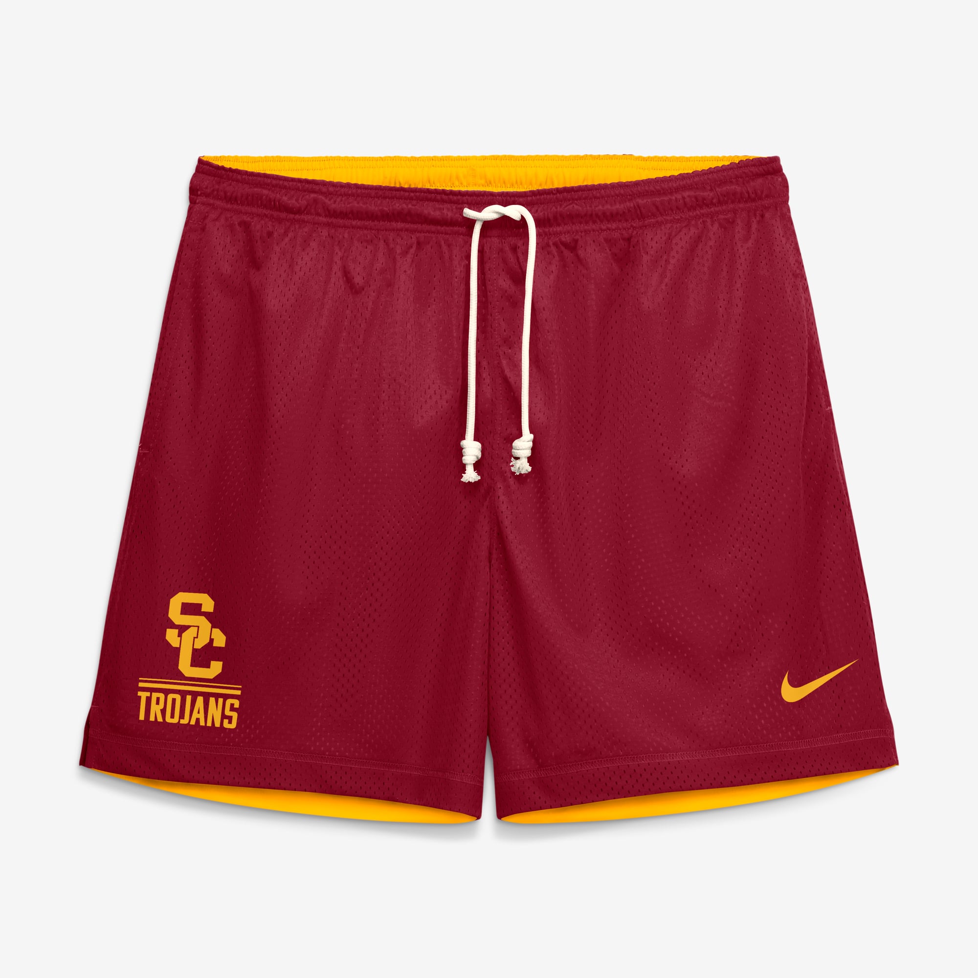 Men's Nike  Cardinal/Gold USC Trojans Courtside Reversible Dri-FIT Shorts