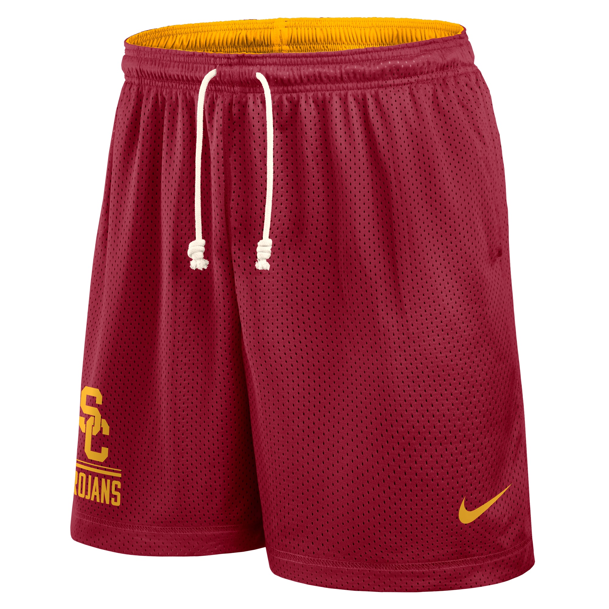 Men's Nike  Cardinal/Gold USC Trojans Courtside Reversible Dri-FIT Shorts