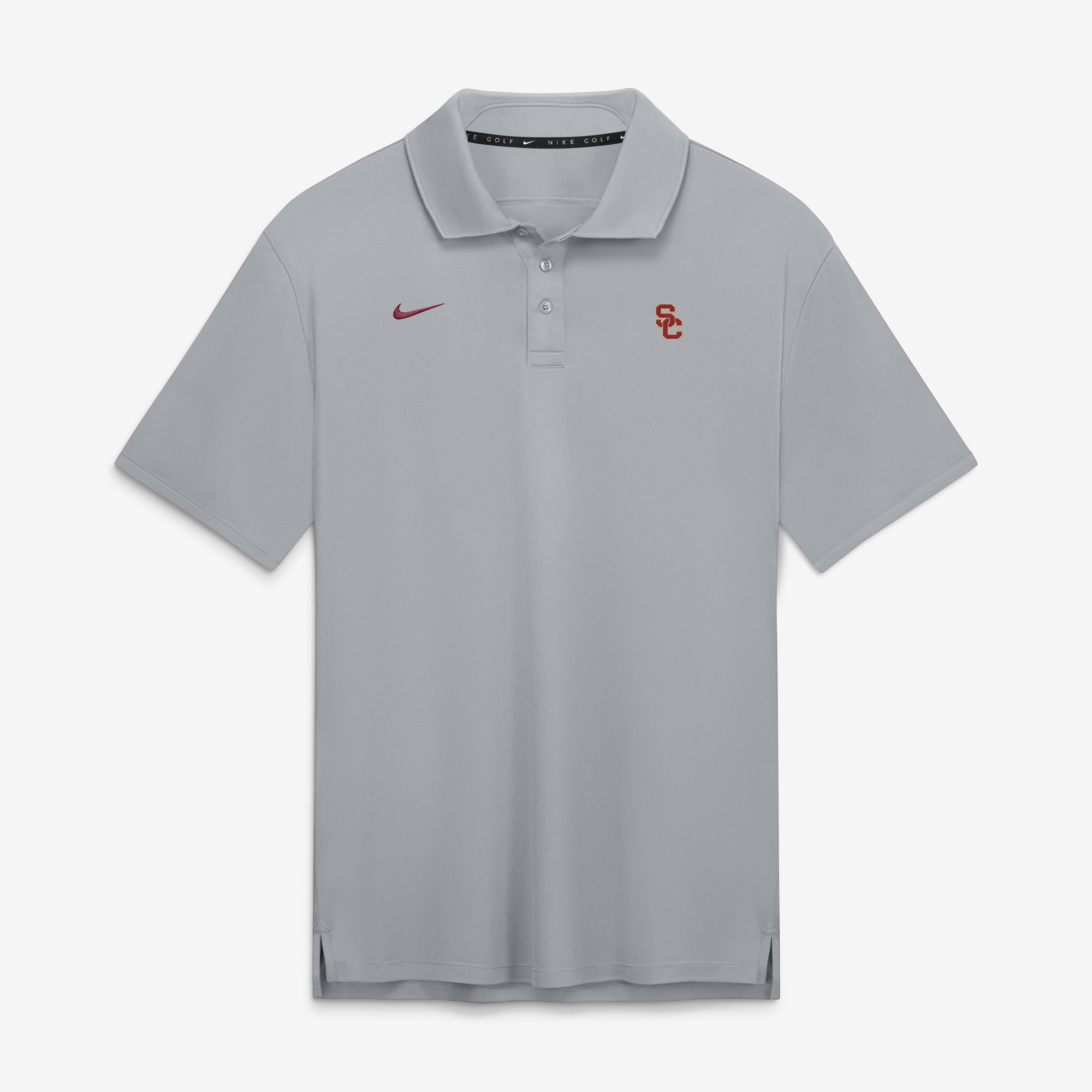 Polo Nike gris USC Trojans Par Dri-FIT pour homme
