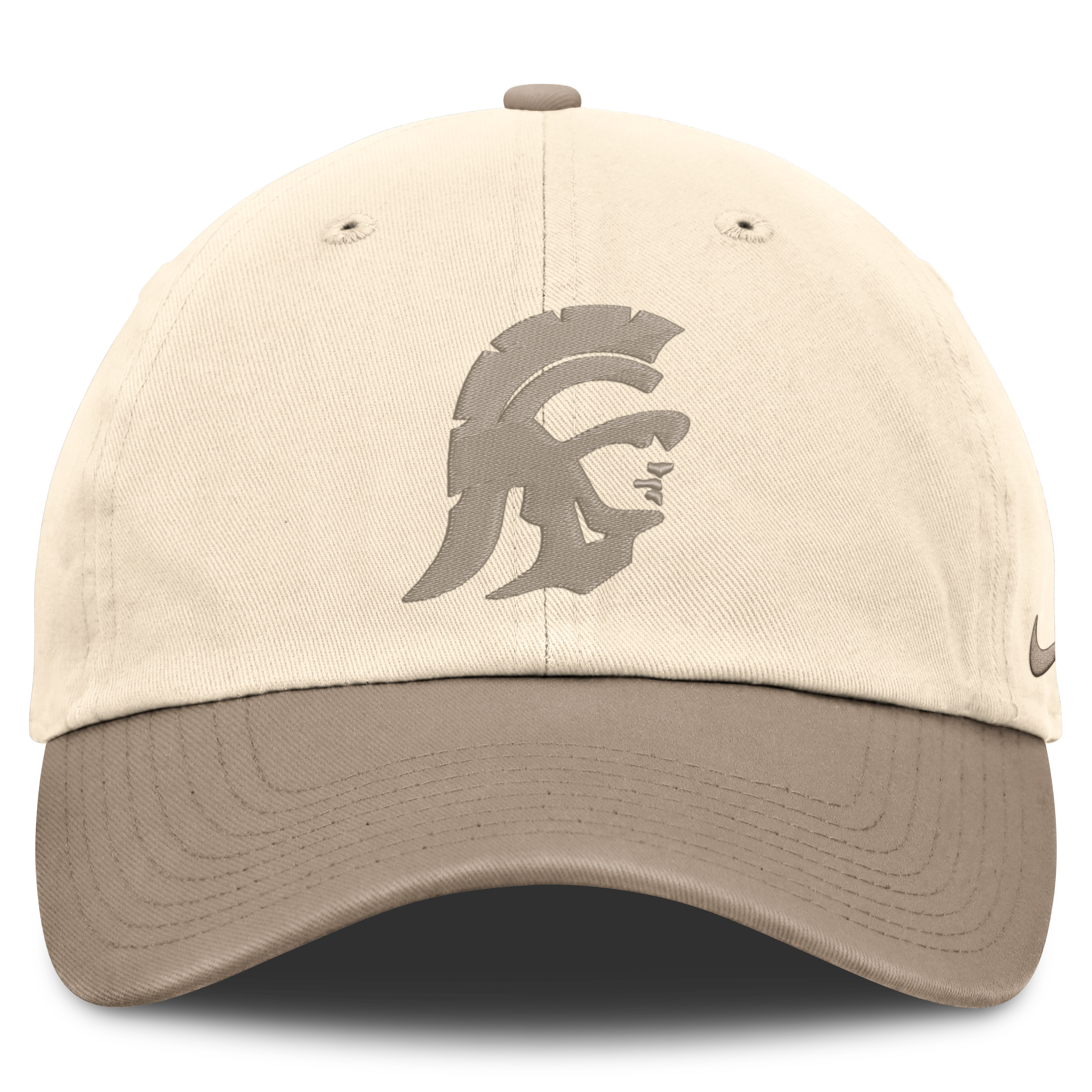 Men's Nike Natural/Khaki USC Trojans Two-Tone Club Adjustable Hat