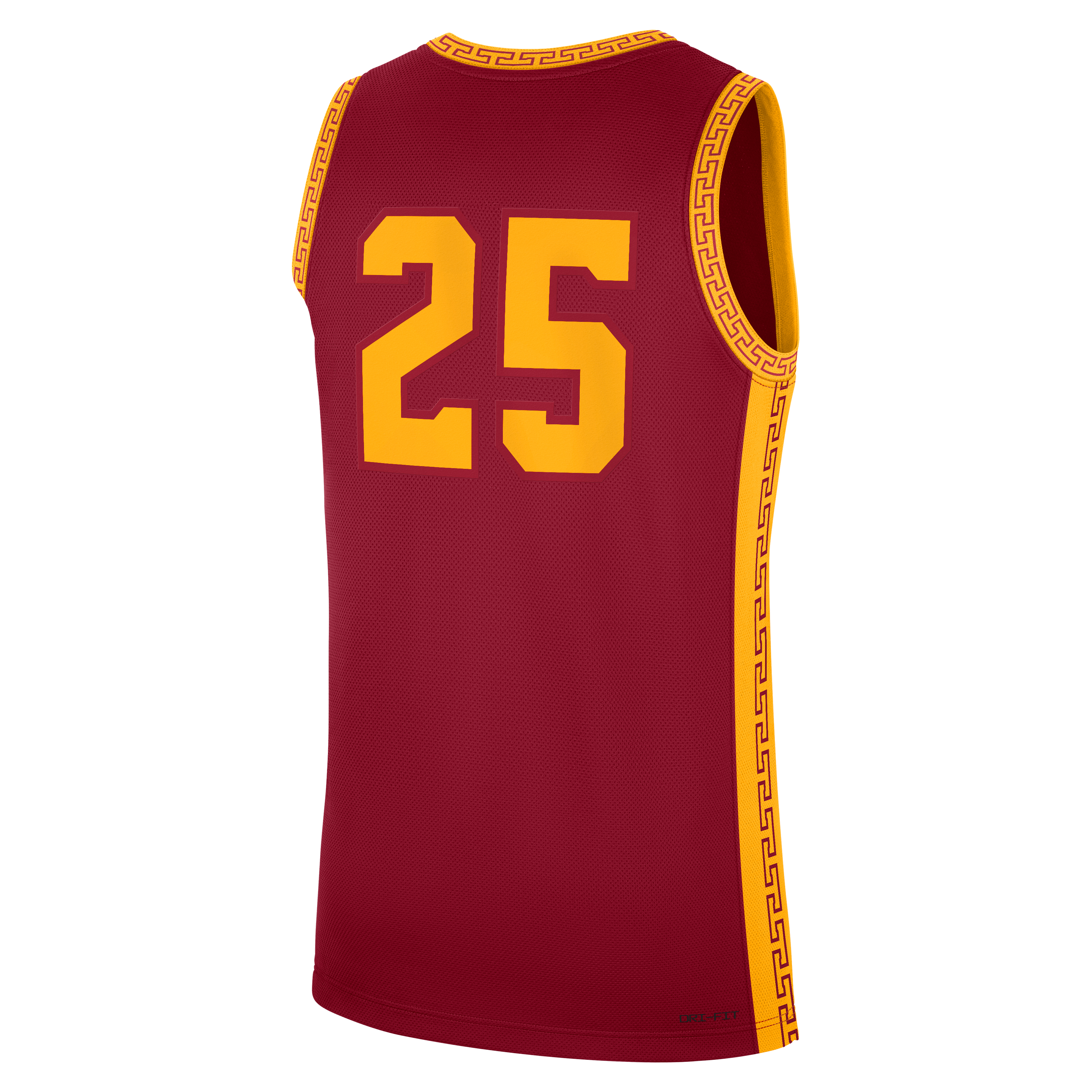 Men's Nike #25 Cardinal USC Trojans Road Replica Basketball Jersey