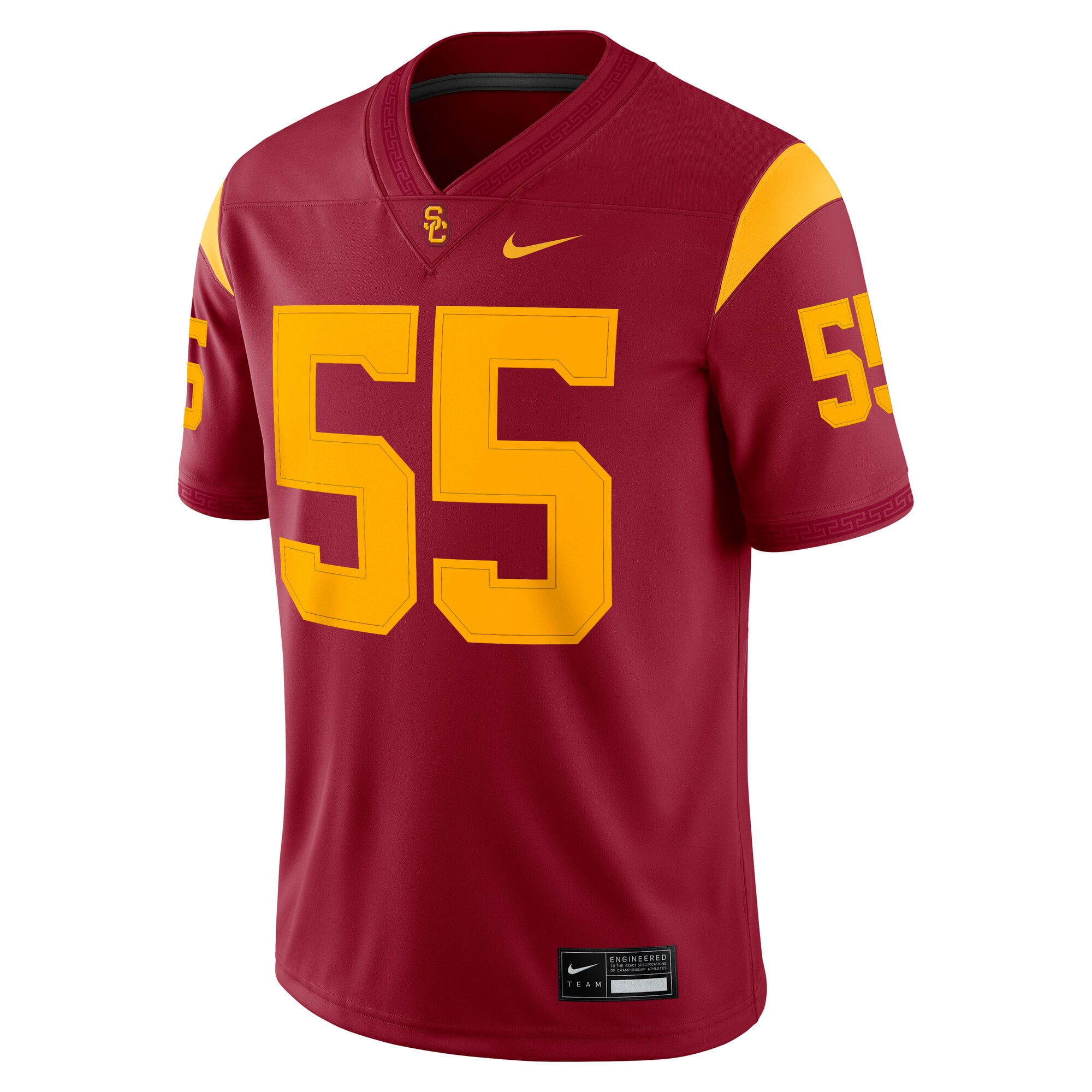 Men's Nike #55 Cardinal USC Trojans Home Game Jersey
