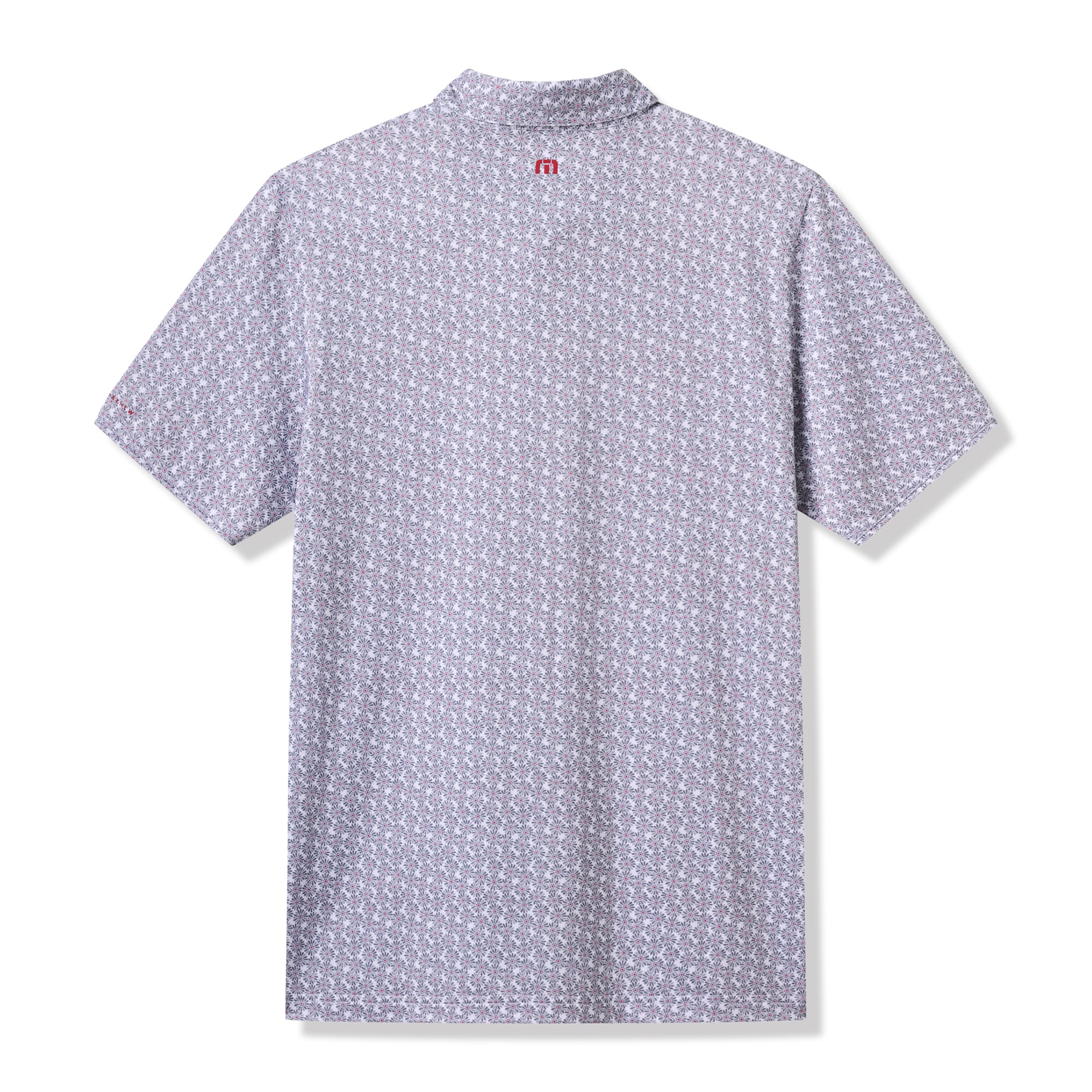 Polo homme TravisMathew blanc/gris USC Trojans College Bound en mélange de trois matières
