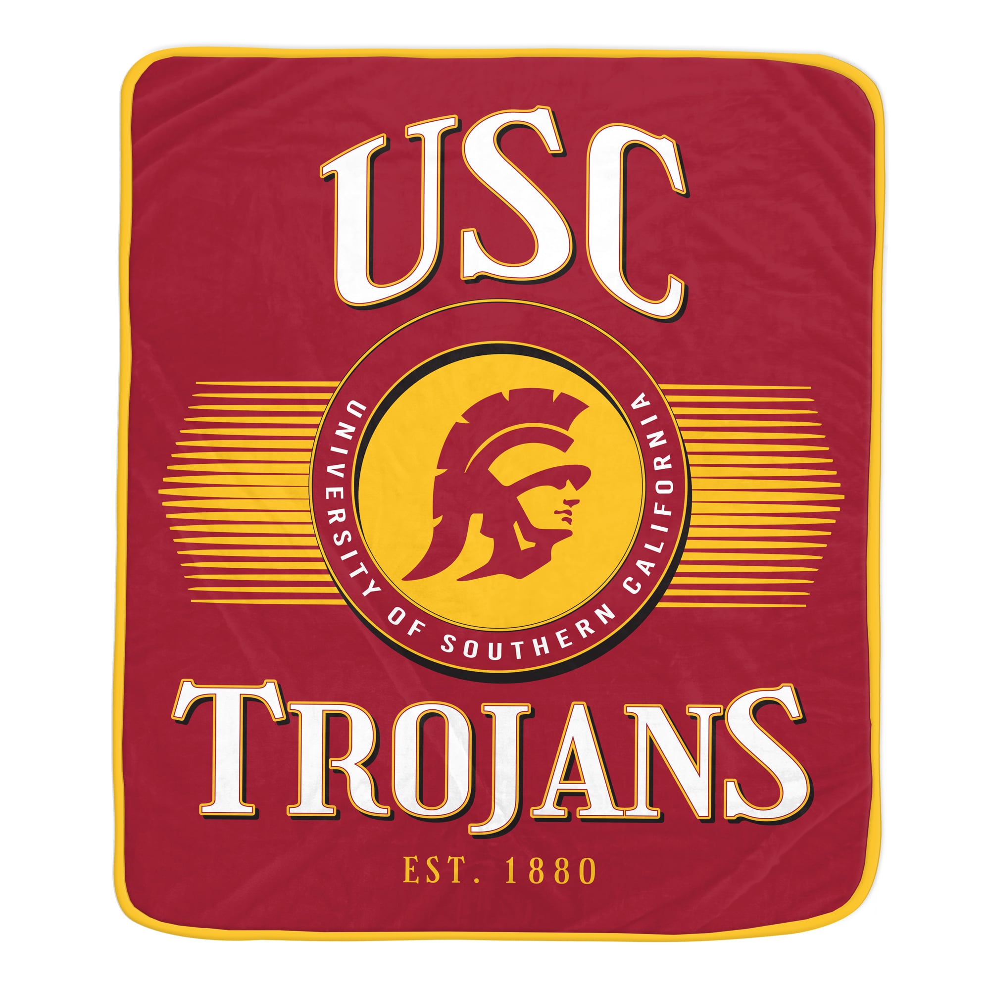Pegasus USC Trojans Spotlight Arch 60" x 70" Ultra Soft Throw Blanket