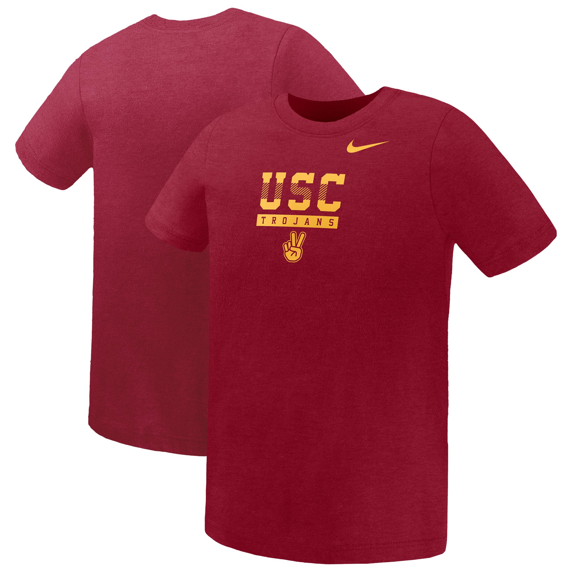 T-shirt Nike Cardinal USC Trojans Legend Dri-FIT pour enfants d'âge préscolaire