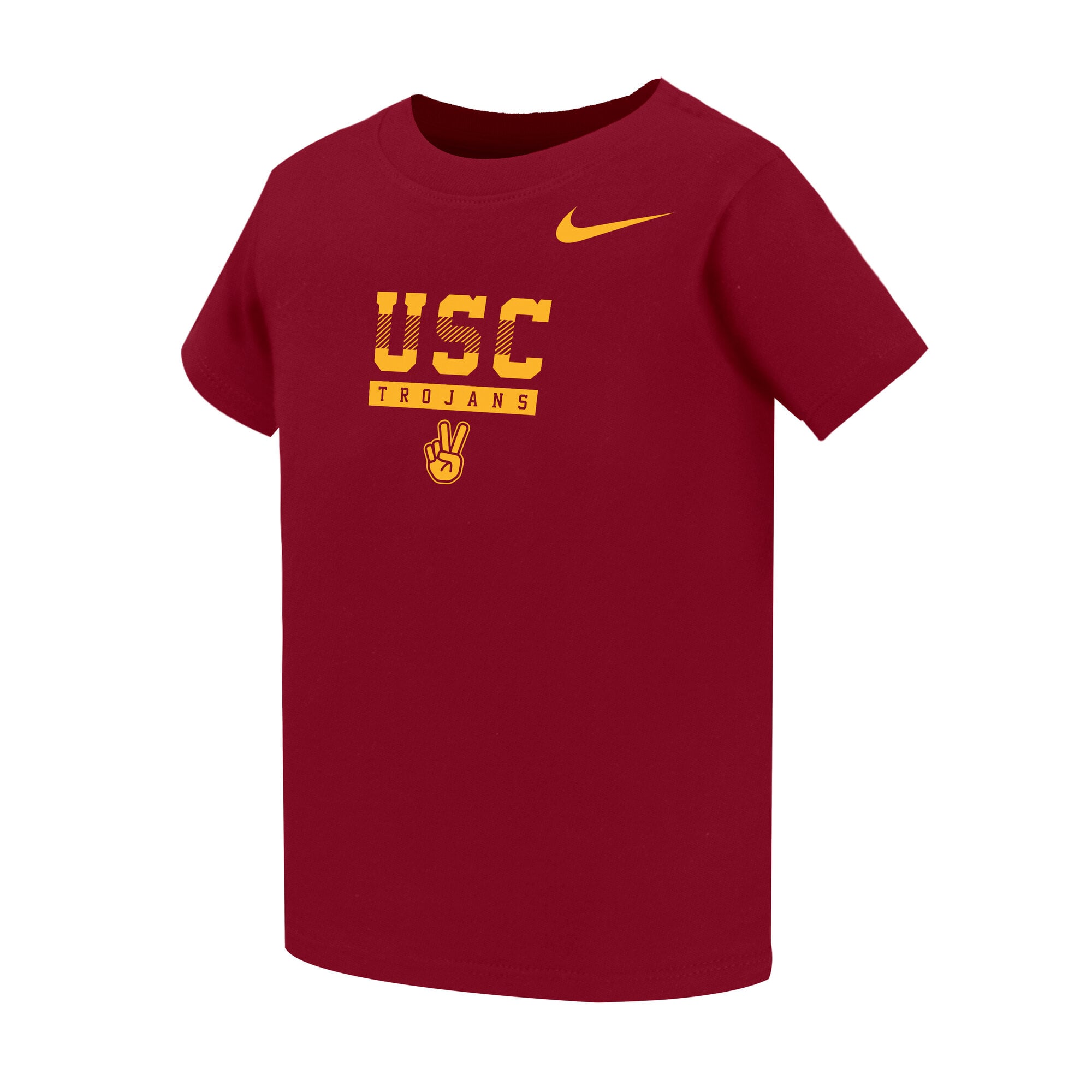 T-shirt Nike Cardinal USC Trojans pour tout-petit, logo et légende, technologie Dri-FIT