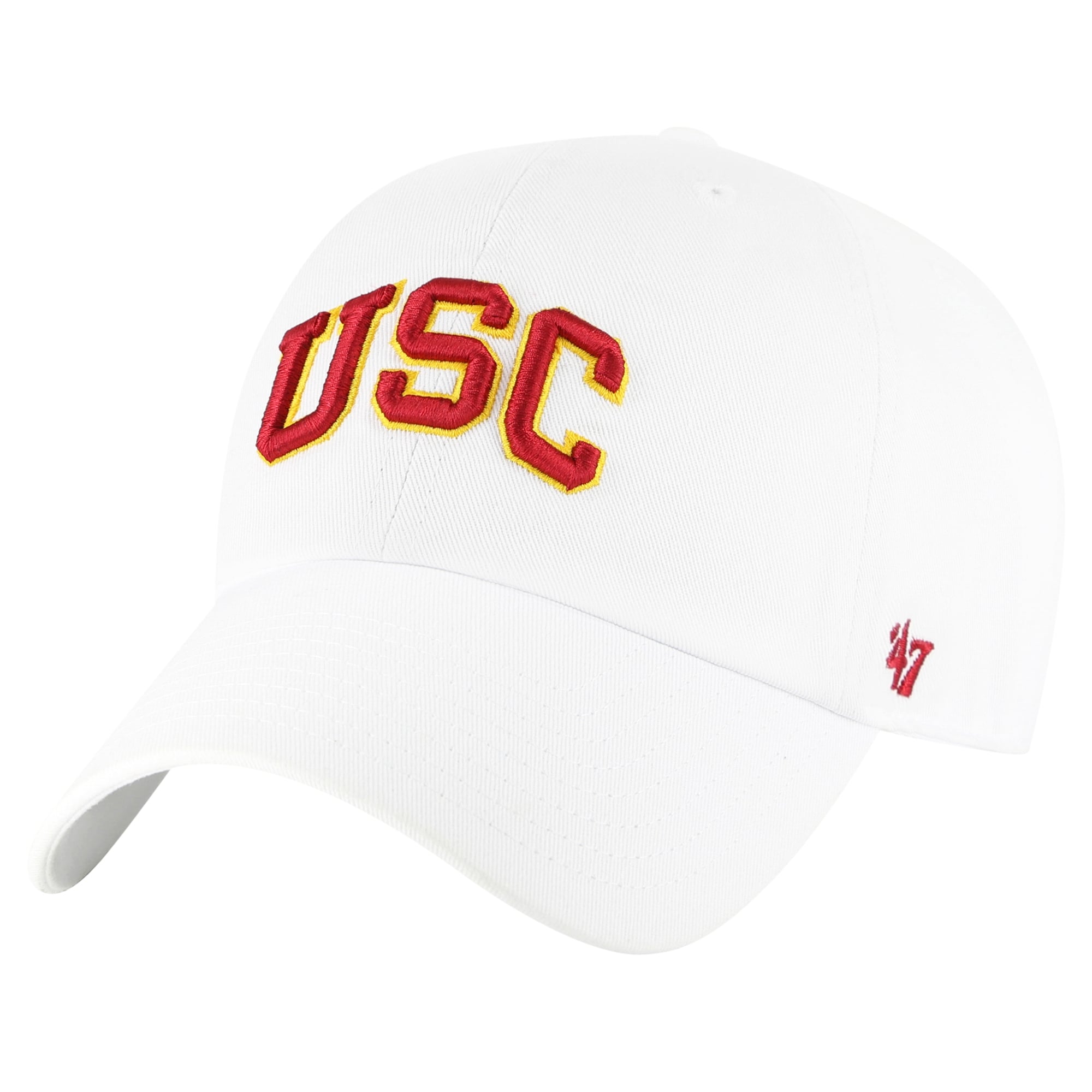 Unisex '47  USC Trojans White Clean Up Adjustable Hat